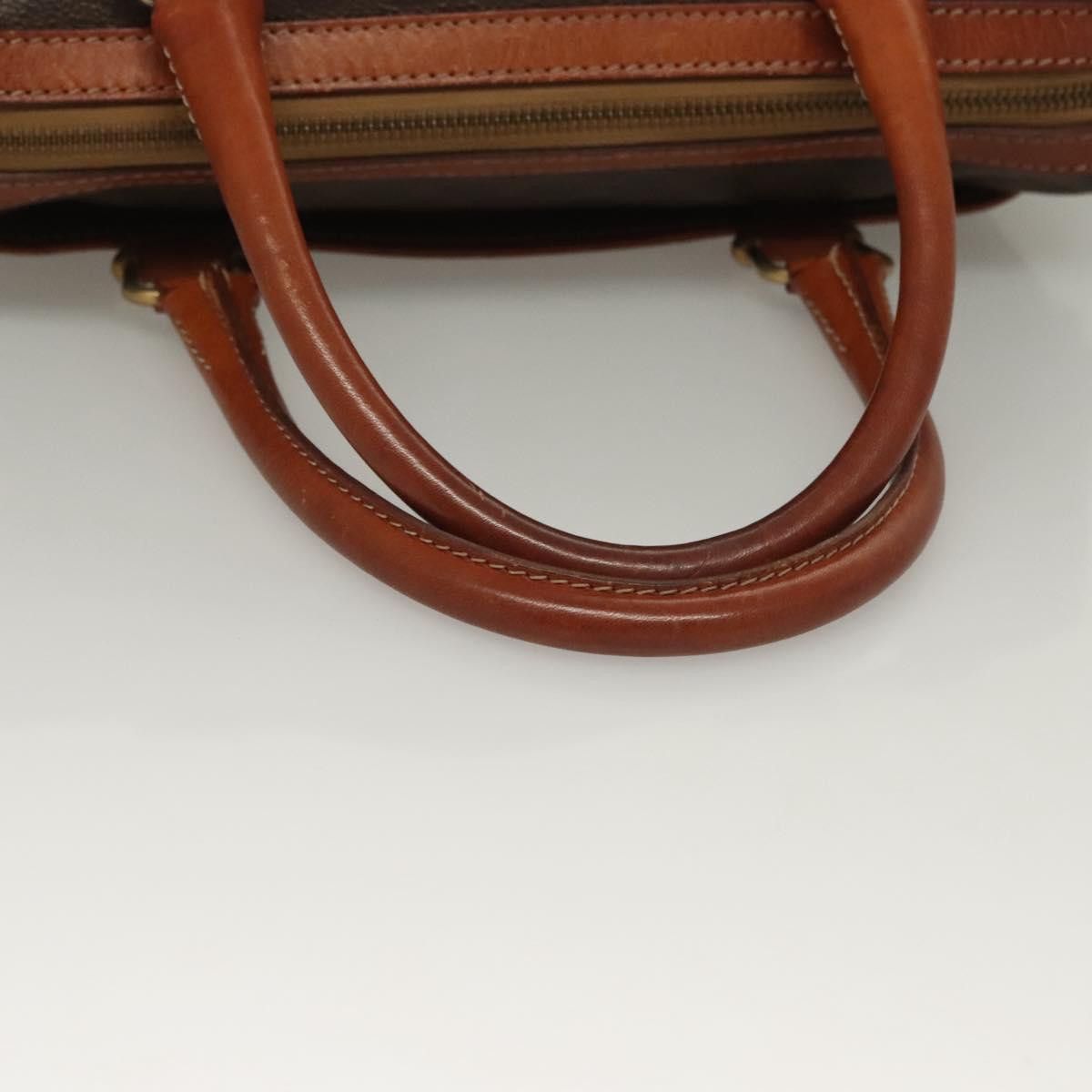 Celine CELINE Macadam Canvas Hand Bag Pvc Leather Brown Gold Size ONE SIZE - 7 Thumbnail