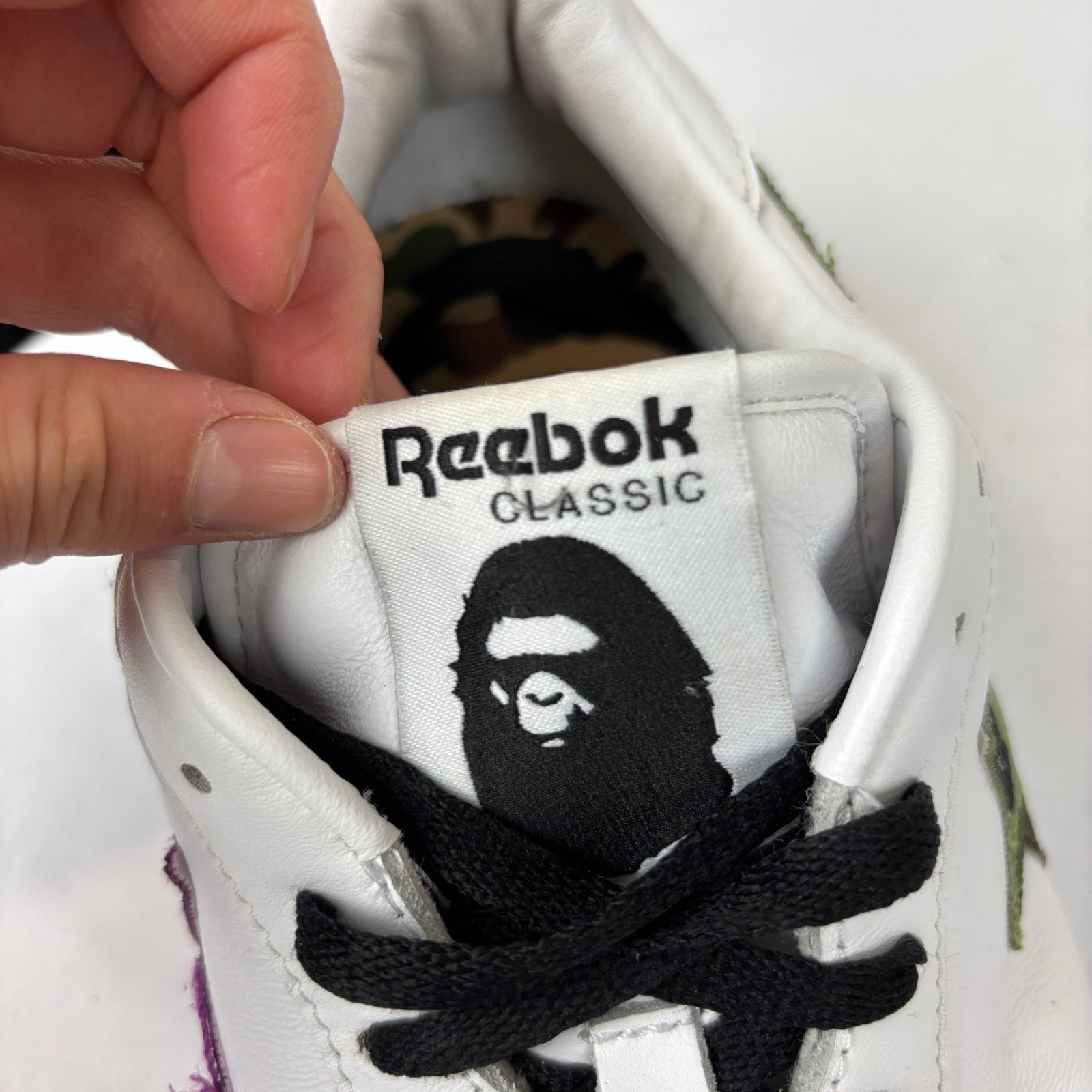 Bape × Reebok Bape A Bathing Ape Reebok Club C 85 Sneakers Shoes 7.5 Size US 7.5 / EU 40-41 - 9 Thumbnail