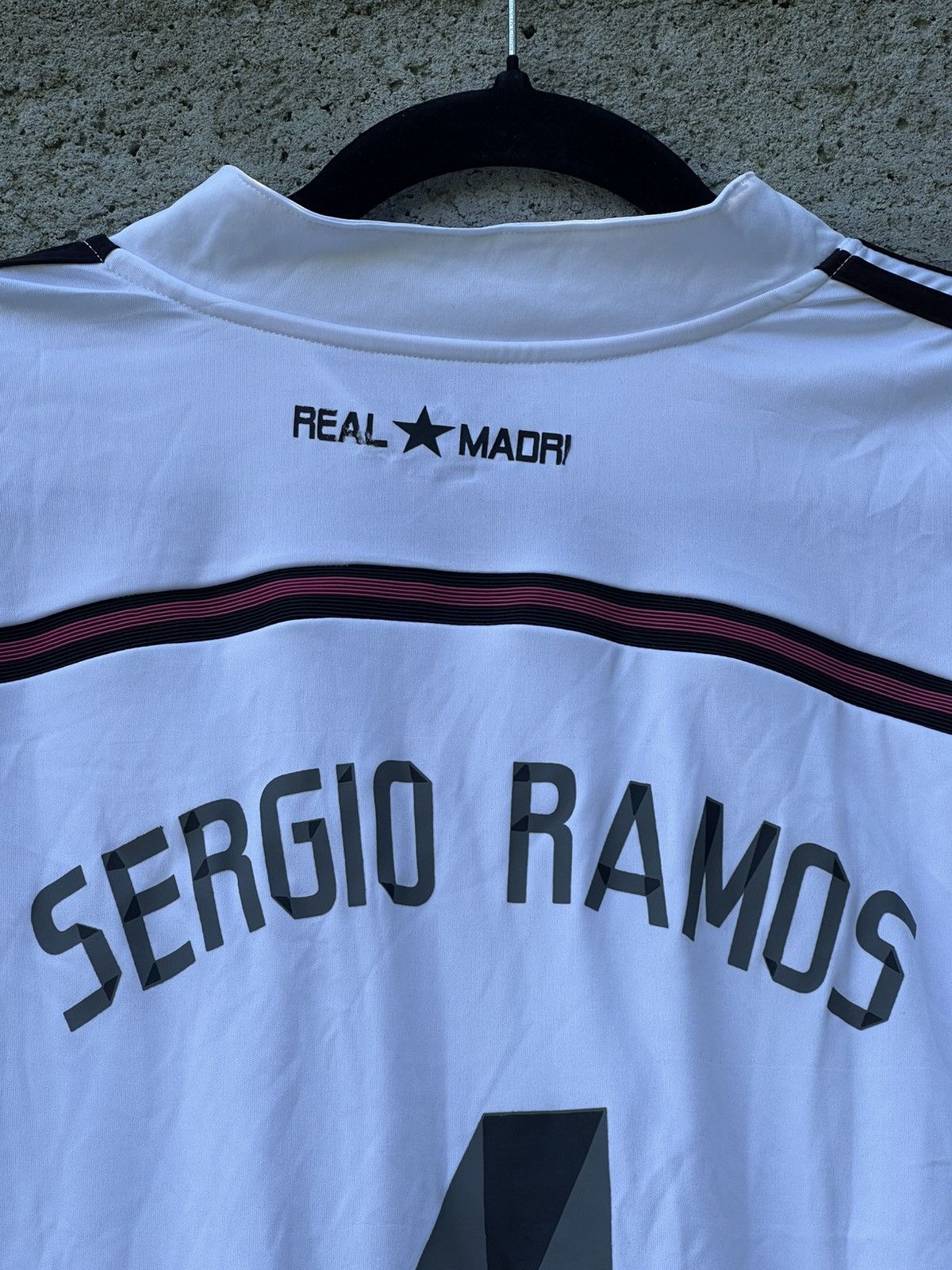 Adidas Adidas Real Madrid Sergio Ramos White Jersey Size US XL / EU 56 / 4 - 5 Thumbnail