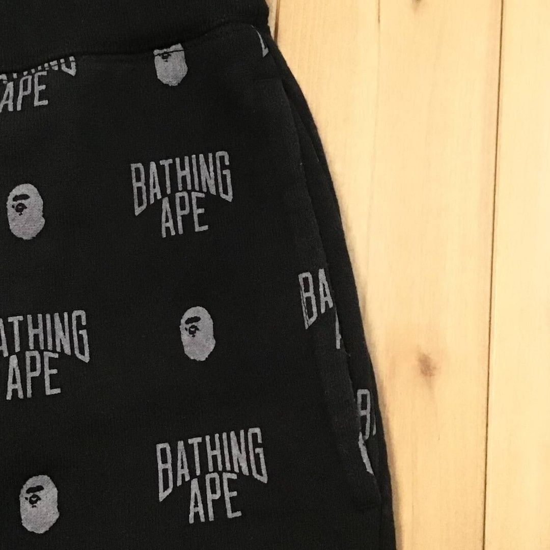 Bape BAPE Monogram sweat shorts a bathing ape ★size M Size US 32 / EU 48 - 3 Thumbnail