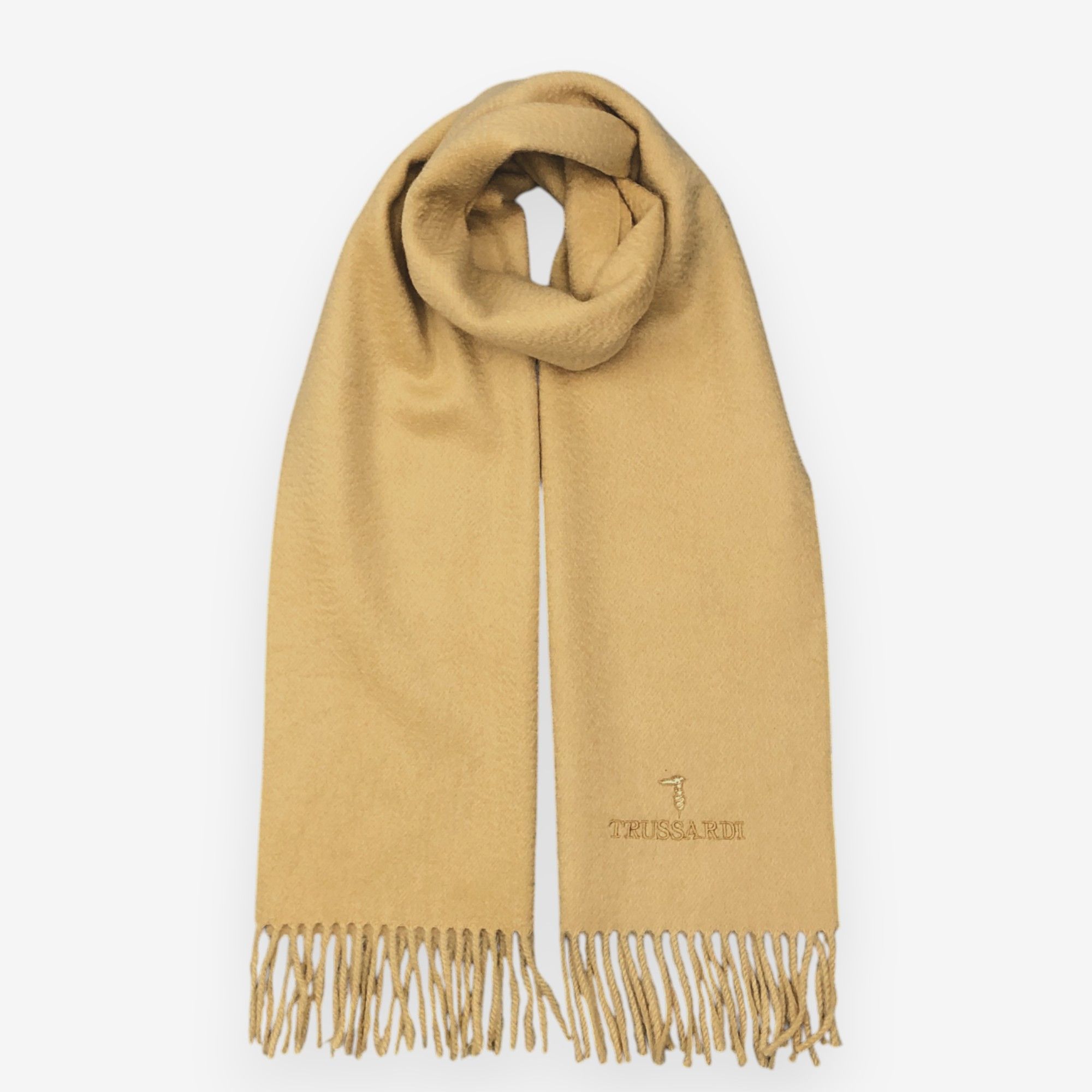 Trussardi Vintage Trussardi Scarf Muffler Wool Winter Scarves Size ONE SIZE - 1 Thumbnail