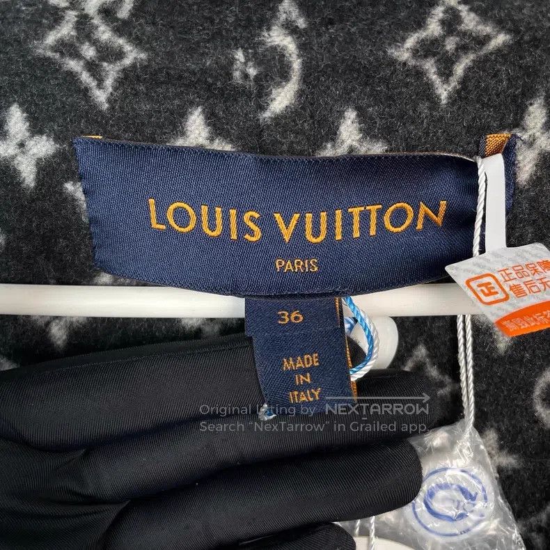 Louis Vuitton Louis Vuitton Black wool coat Size XS / US 0-2 / IT 36-38 - 5 Thumbnail