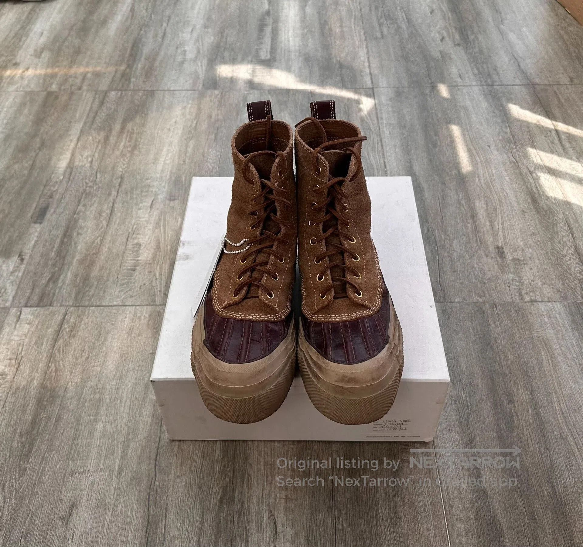 visvim decoy duck boots size 8.5.