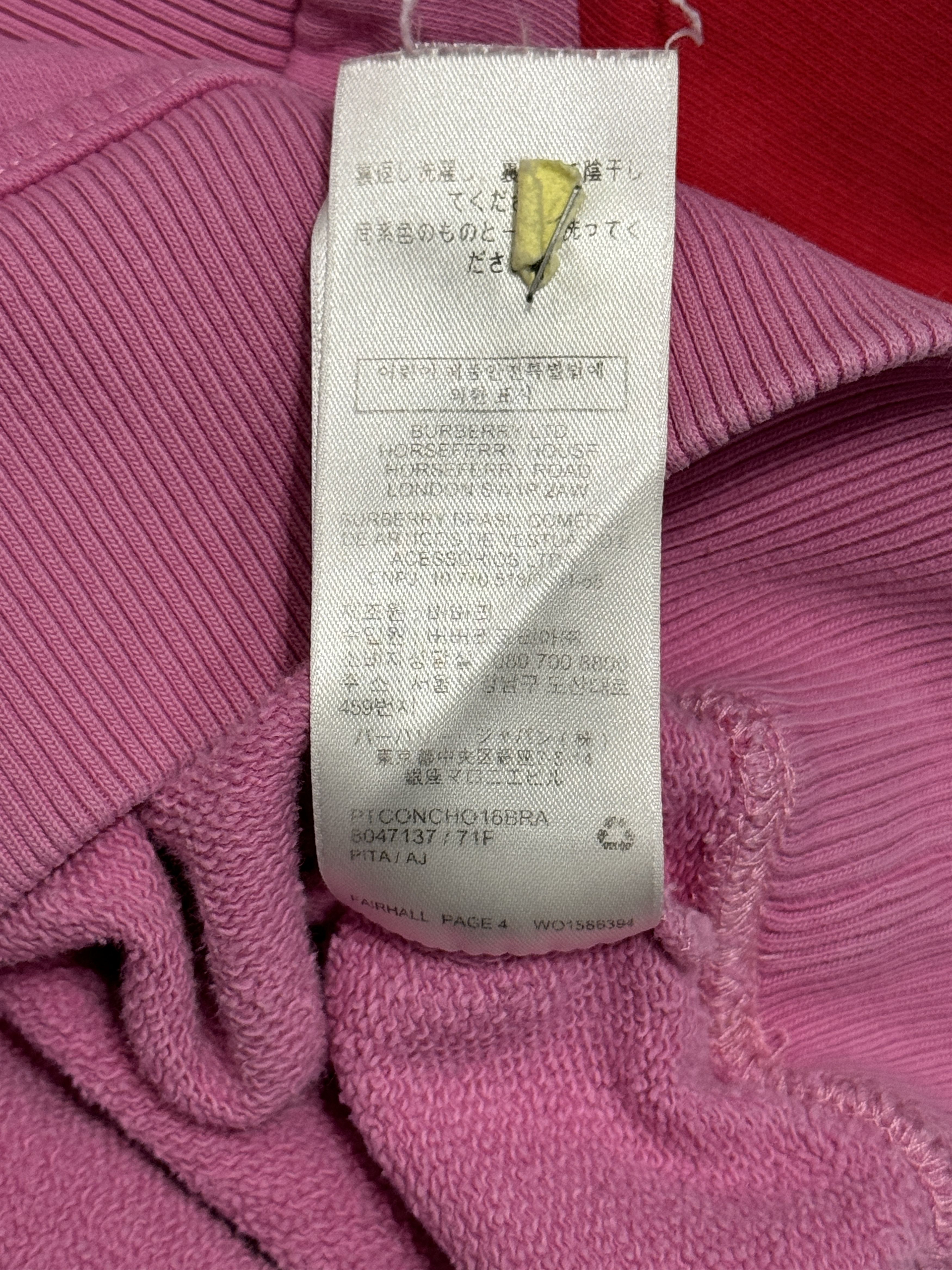 Burberry Burberry Fairhall pink sweatshirt Size S / US 4 / IT 40 - 7 Thumbnail
