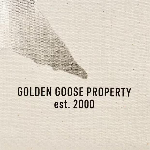Golden Goose o1g2r1mq1024 Size: OS / Tote Bag in White & Gold Size ONE SIZE - 4 Thumbnail