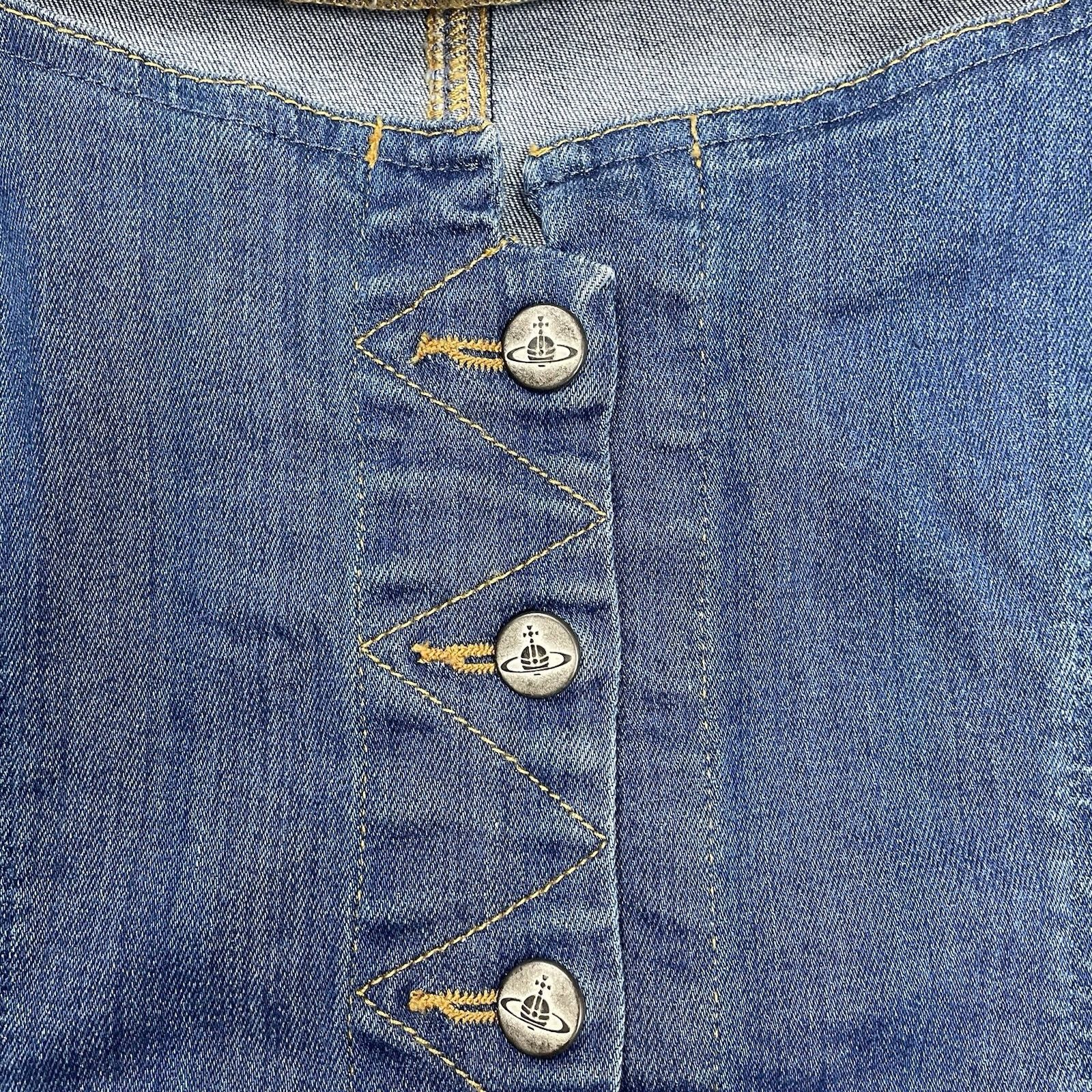 Vivienne Westwood Vivienne Westwood Lee Denim Corset Pannier Blouse Bustier Size L / US 10 / IT 46 - 5 Thumbnail