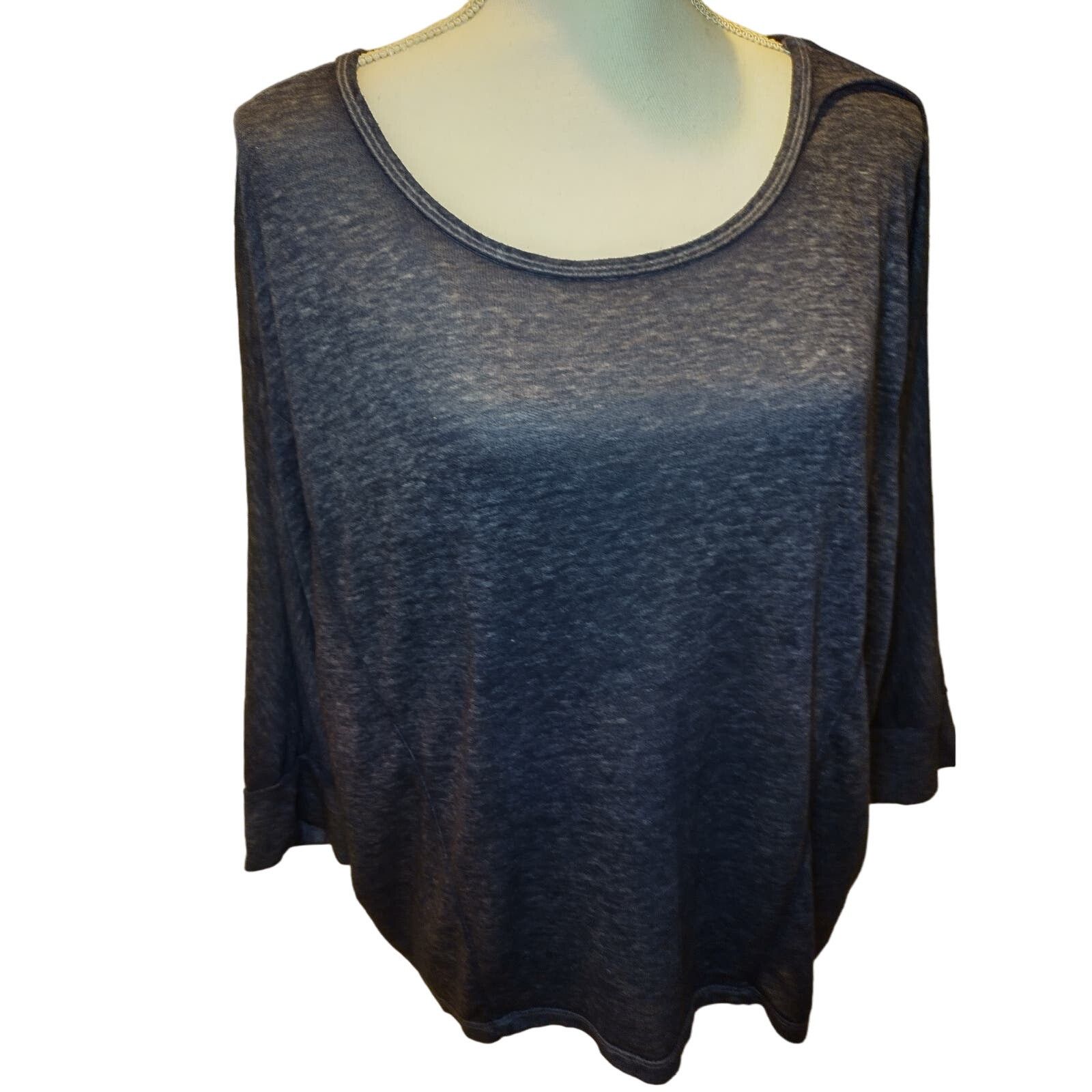 Mossimo Mossimo Supply Co. Womens T-Shirt Long Sleeves Scoop Neck Size XL / US 12-14 / IT 48-50 - 1 Thumbnail