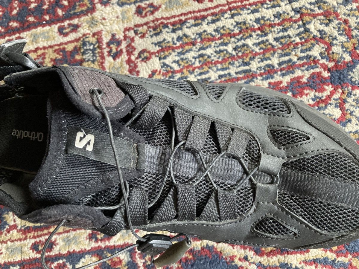 Salomon Salomon Techsonic Black Leather Sandal Size US 9 / EU 42 - 6 Thumbnail