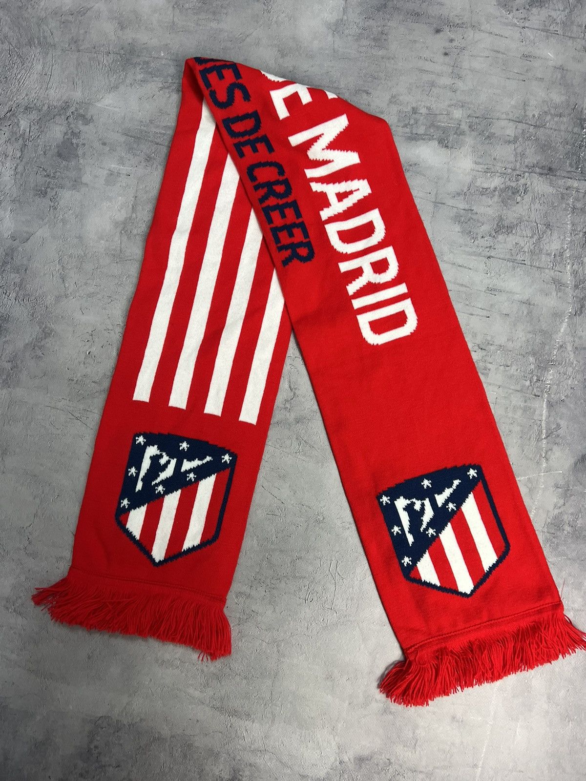 Vintage Vtg Atletico De Madrid Scarf Product Official Size ONE SIZE - 2 Thumbnail