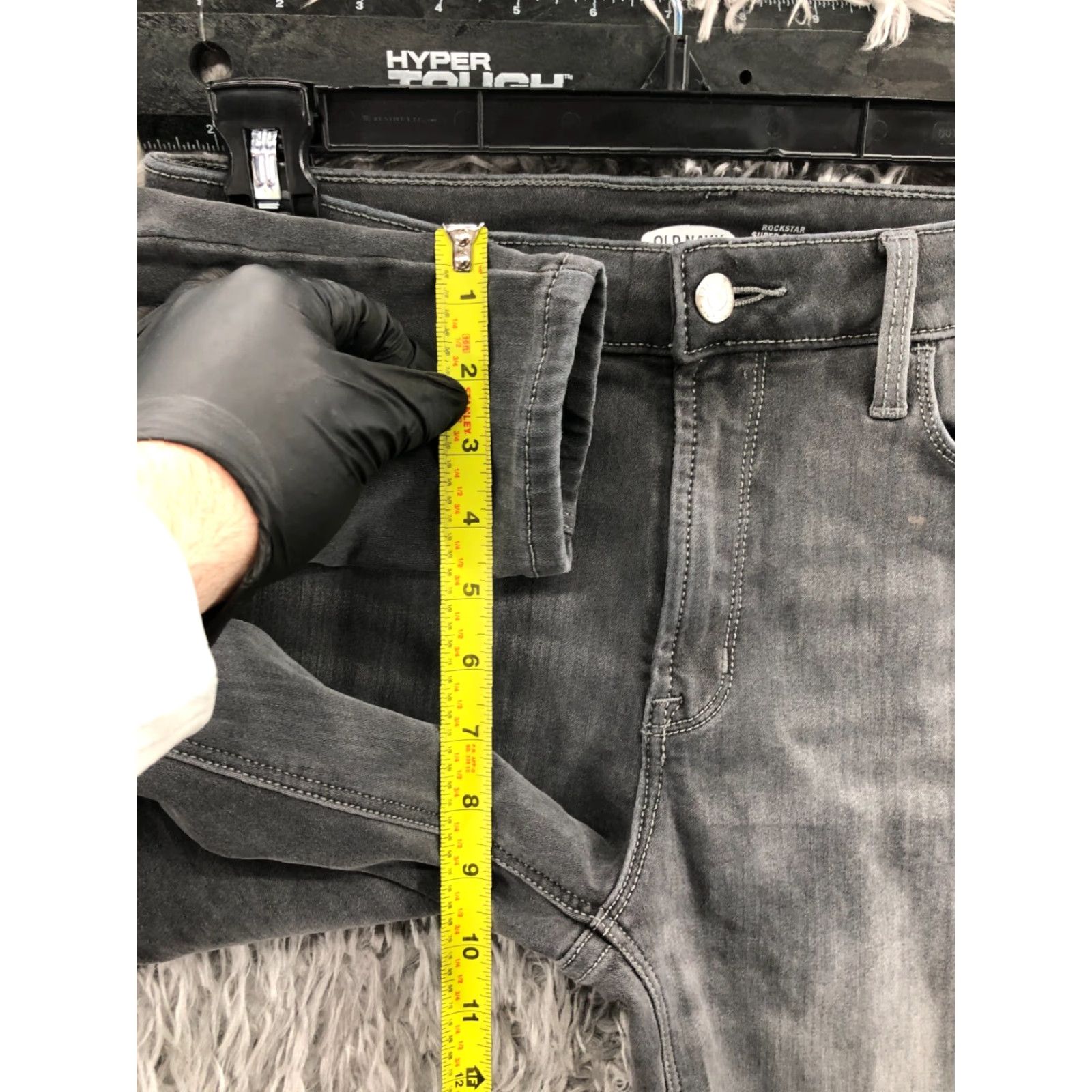 Old Navy Old Navy High Rise Super Skinny Jeans Size 6 Womens Medium Wash Gray Jeans Size 28" / US 6 / IT 42 - 4 Thumbnail