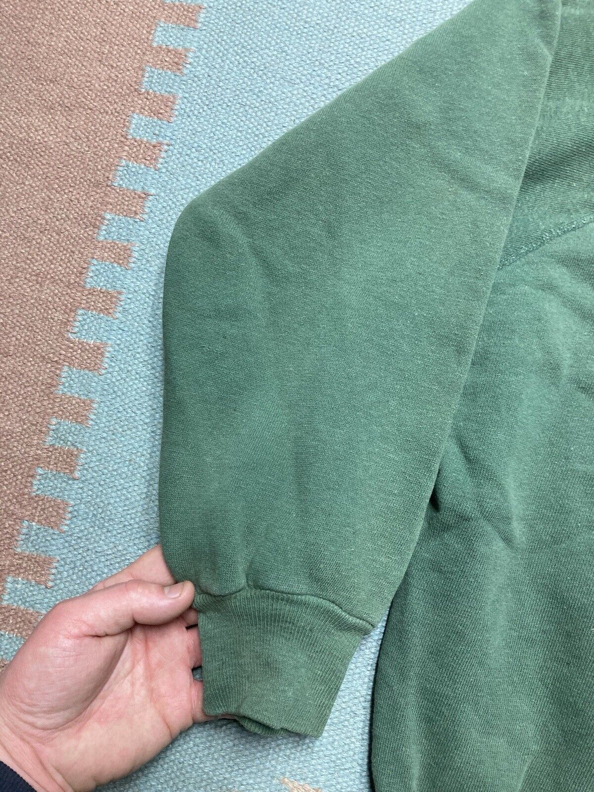 Vintage Vintage 1960s crewneck sweatshirt blank faded cotton XL Size US XL / EU 56 / 4 - 3 Thumbnail