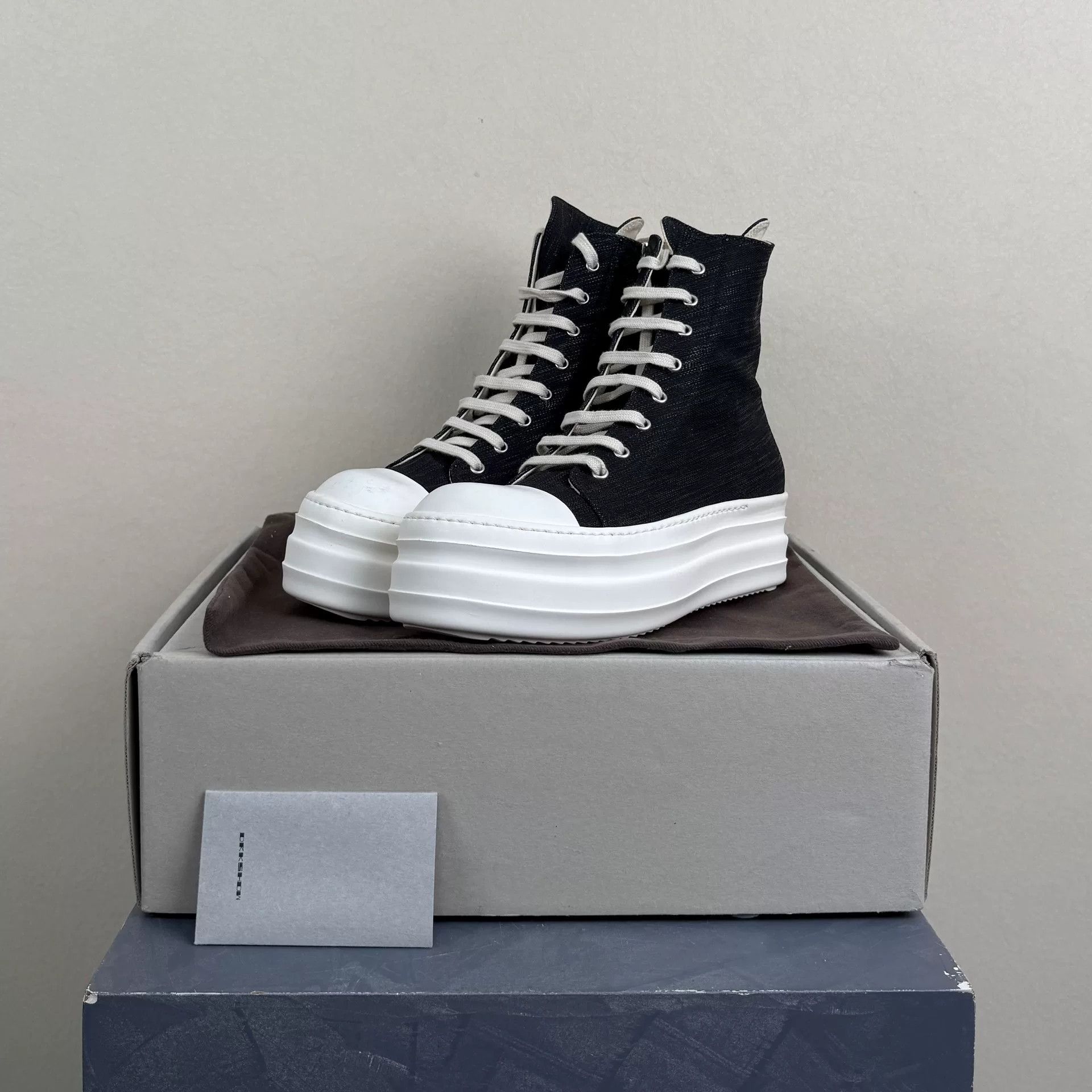 Rick Owens Drkshdw rick owens drkshdw thick sole sneakers Size US 10.5 / EU 43-44 - 1 Thumbnail
