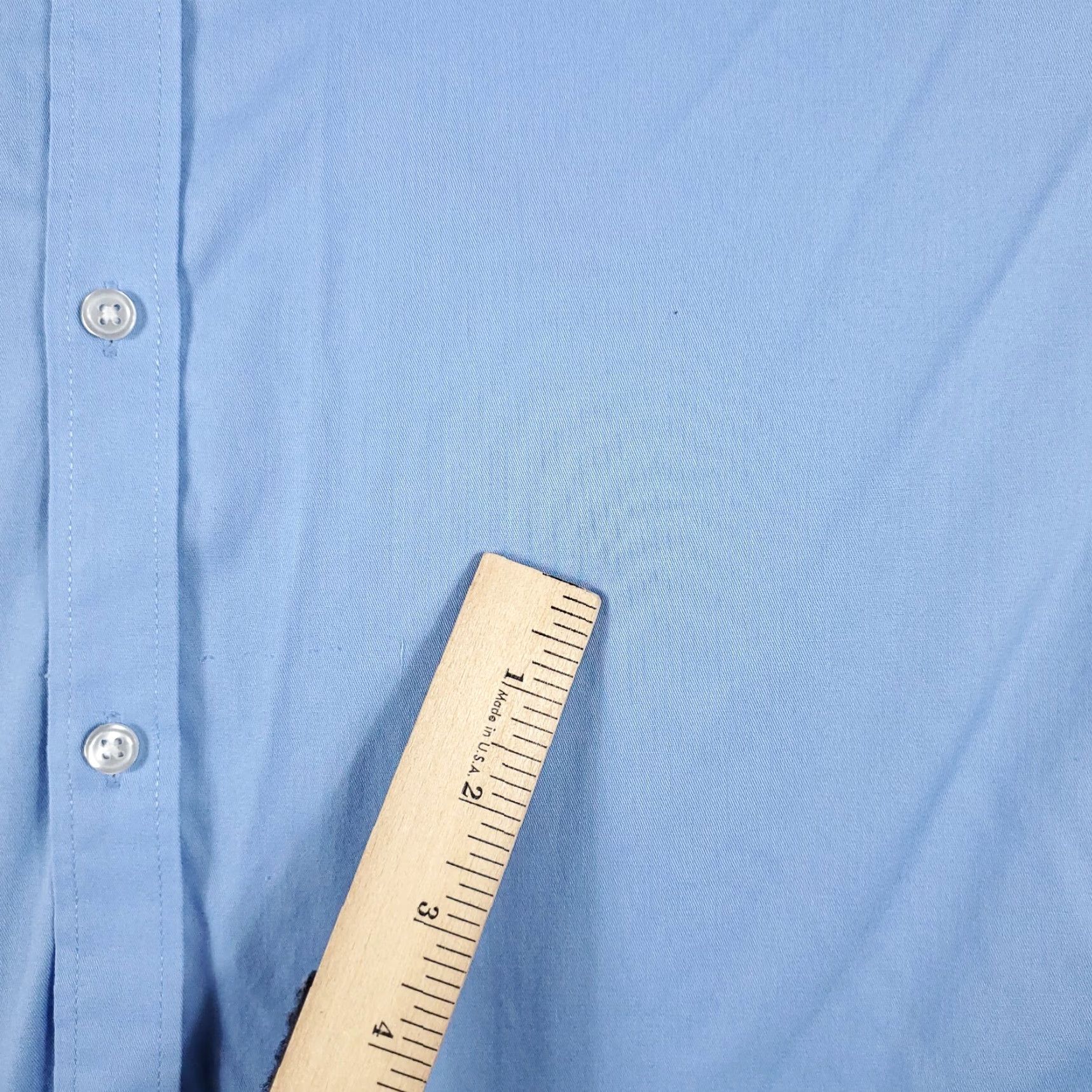 Tommy Hilfiger Tommy Hilfiger Button-Up Shirt Mens Large Blue Casual Long Sleeve Regular Fit Size US L / EU 52-54 / 3 - 4 Thumbnail