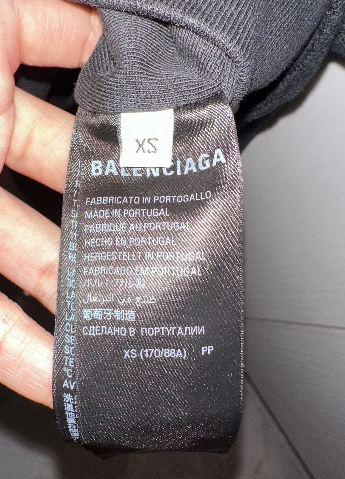 Balenciaga Balenciaga Inside-Out Logo Zip Hoodie Size US XS / EU 42 / 0 - 4 Thumbnail
