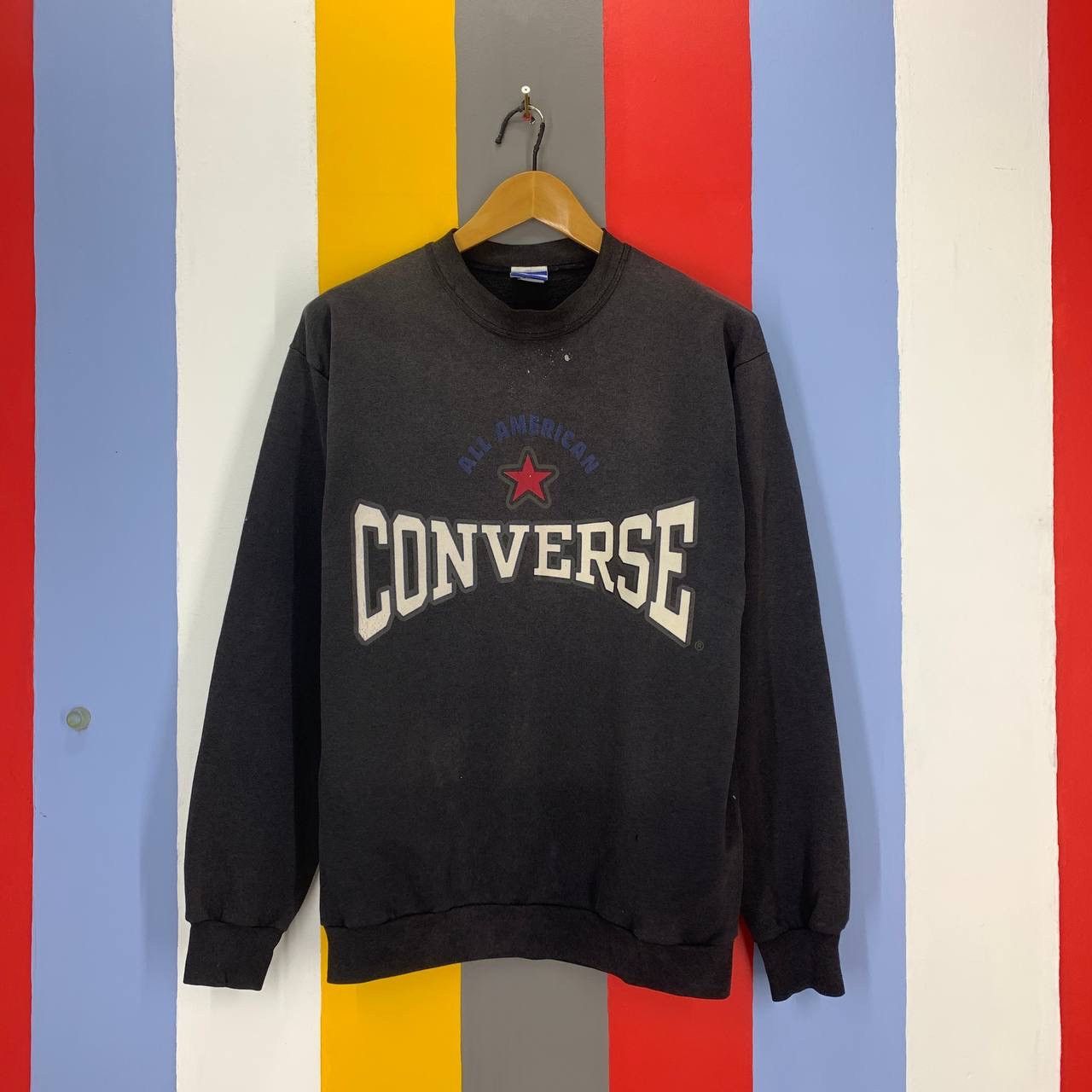 Converse 90s Vintage CONVERSE OFFICIAL PRODUCT Sweatshirt #2168/19 Size US M / EU 48-50 / 2 - 1 Thumbnail