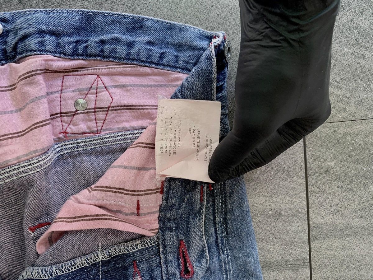 Junya Watanabe FREE TAX! Buckle Back Carpenter Linen Denim Pants Size US 31 - 11 Thumbnail