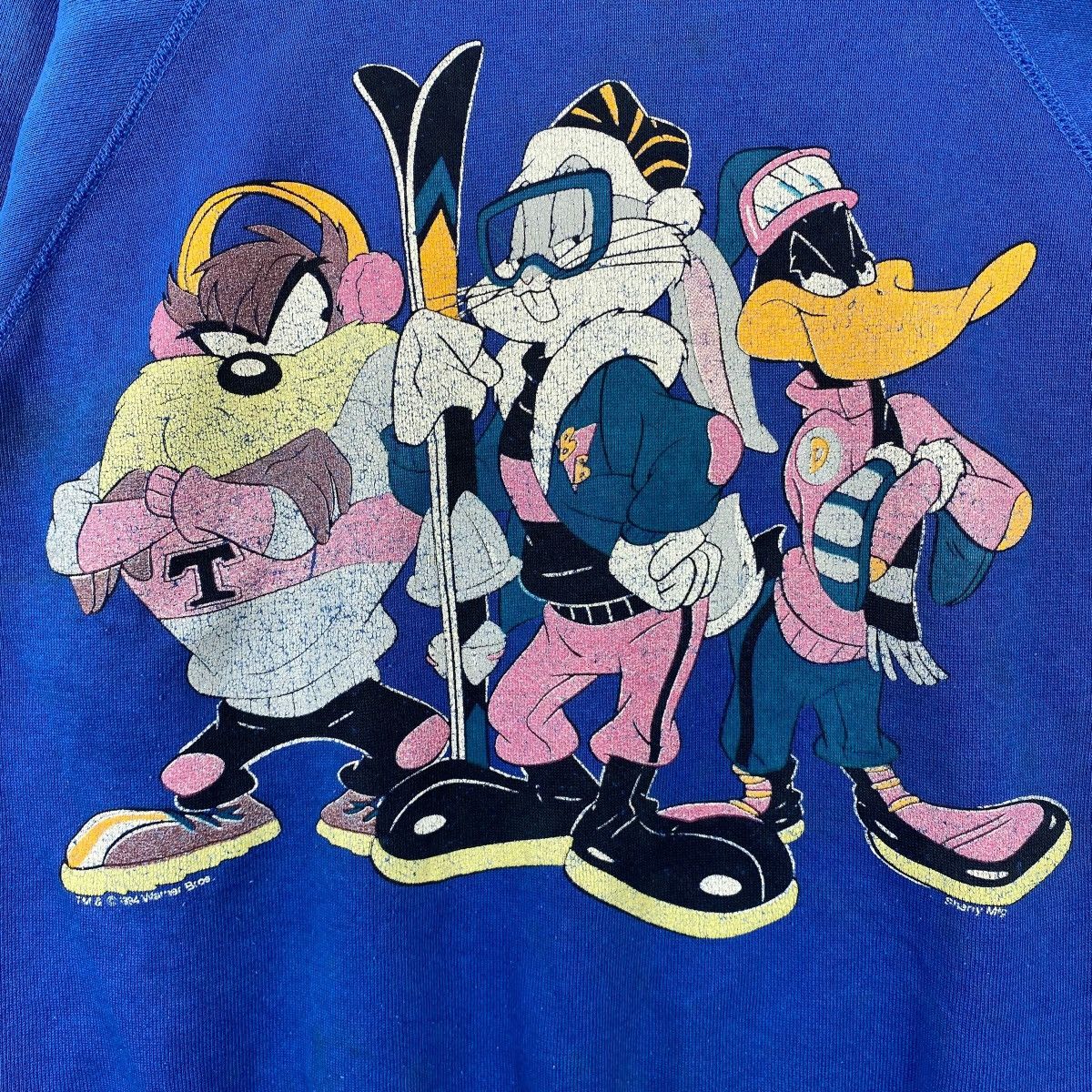 Vintage × Warner Bros Vintage 90's LOONEY TUNES Warner Bros Cartoon Crewneck Size US L / EU 52-54 / 3 - 3 Thumbnail