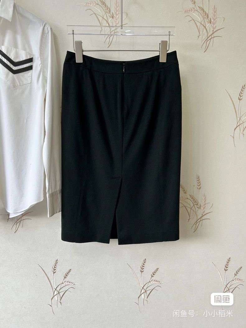 Loro Piana LORO PIANA Maurad color double-faced cashmere skirt Size 26" / US 2 / IT 38 - 3 Thumbnail