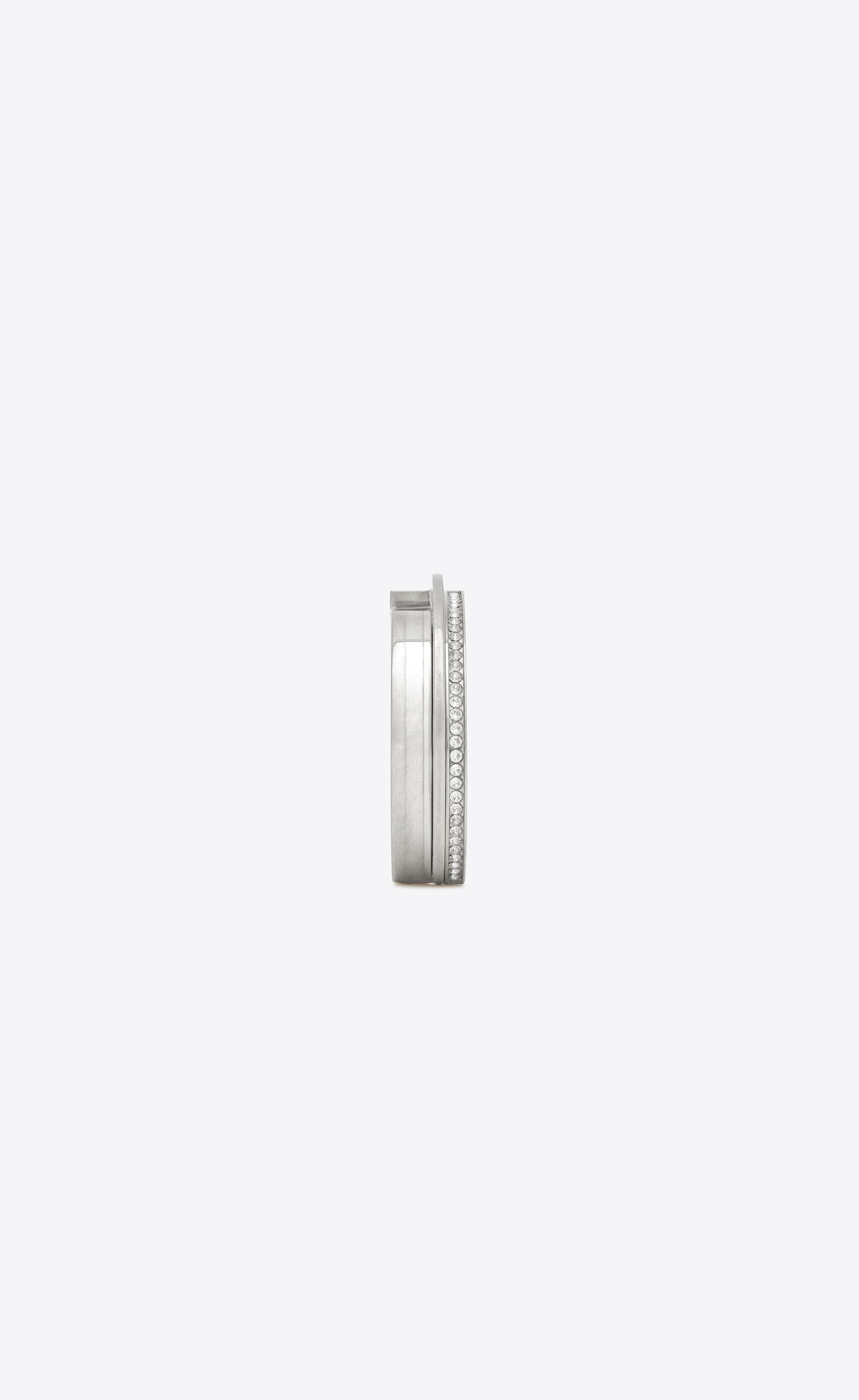 Saint Laurent Paris o1b1hav111124 Size: OS / Cosmic Rhinestone Bracelet Silver Size ONE SIZE - 4 Thumbnail