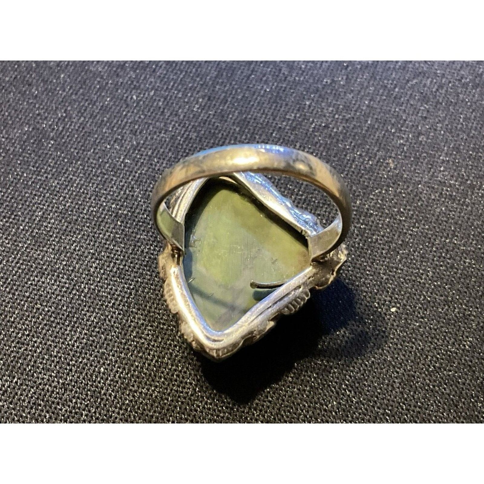 Other 925 Silver Chrysoprase Size 6.25 Ring Size ONE SIZE - 4 Thumbnail