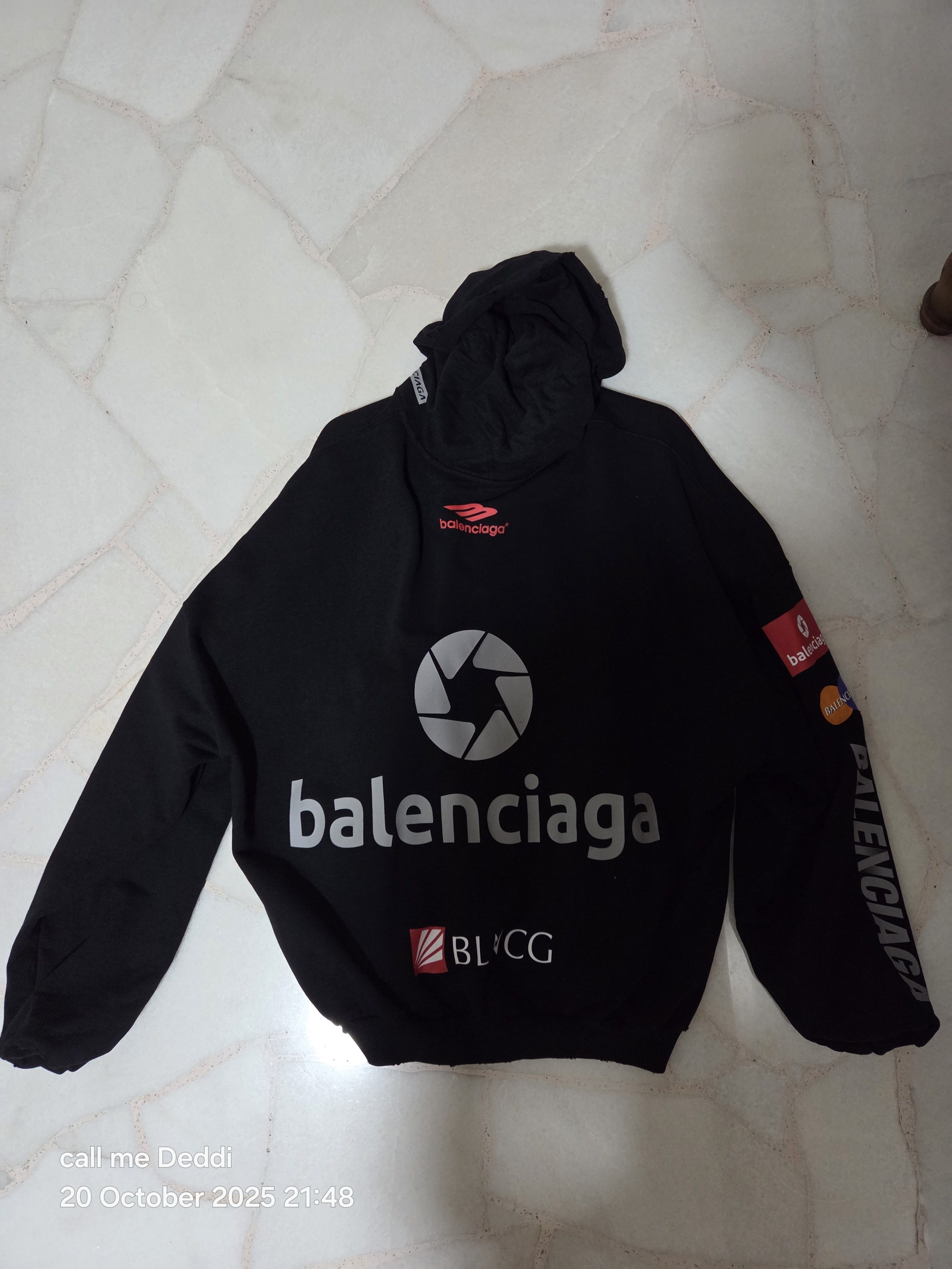 Balenciaga Balenciaga Top League Hoodie Size US M / EU 48-50 / 2 - 6 Thumbnail