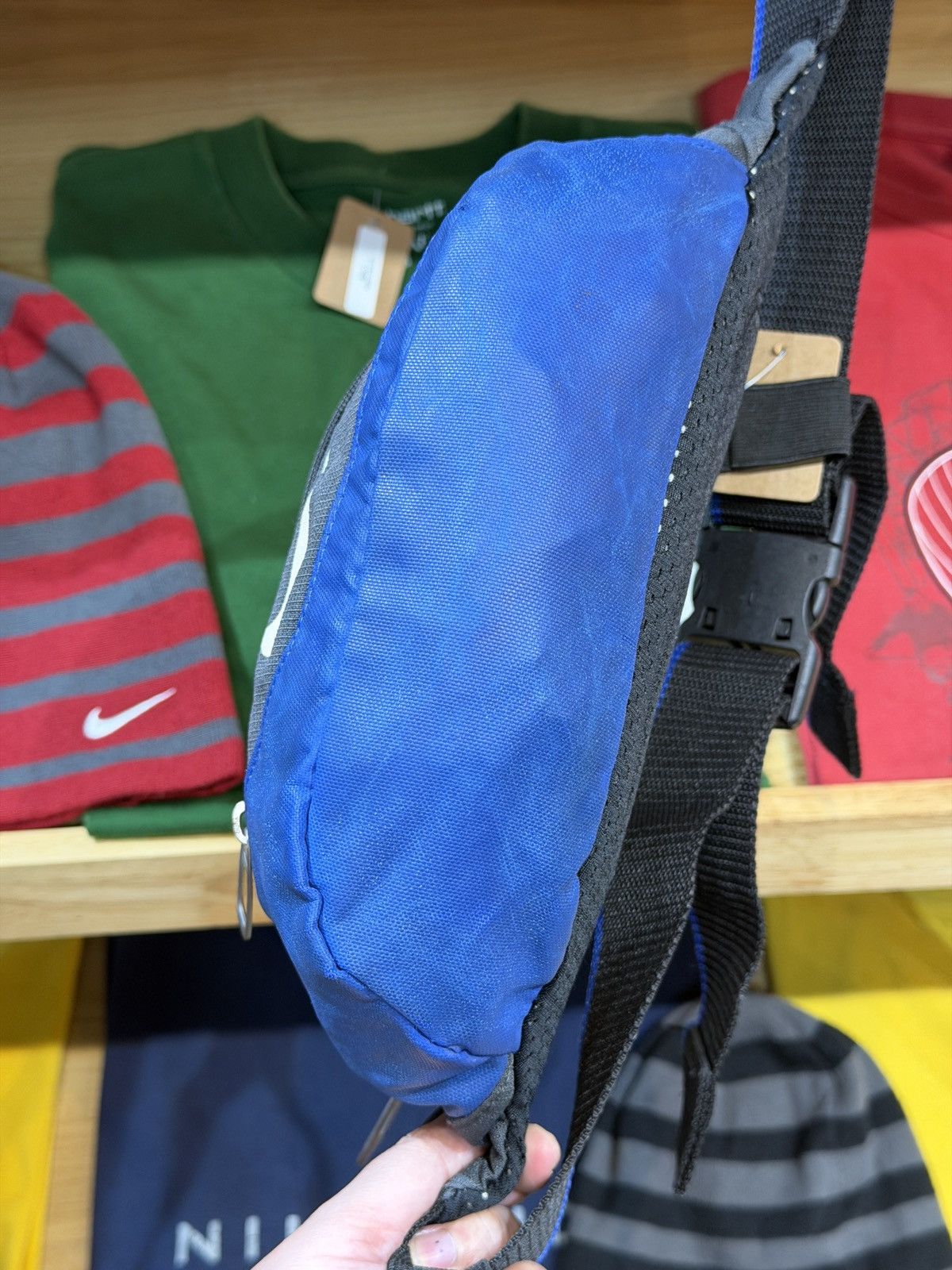 Nike Vintage Nike Swoosh 90's Belt Bag Size ONE SIZE - 3 Thumbnail