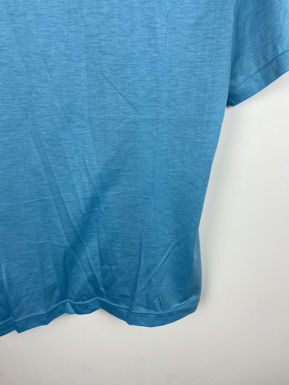 Jil Sander Jil Sander Women's Blue Crewn Neck T-Shirt Sz M Size S / US 4 / IT 40 - 17 Thumbnail