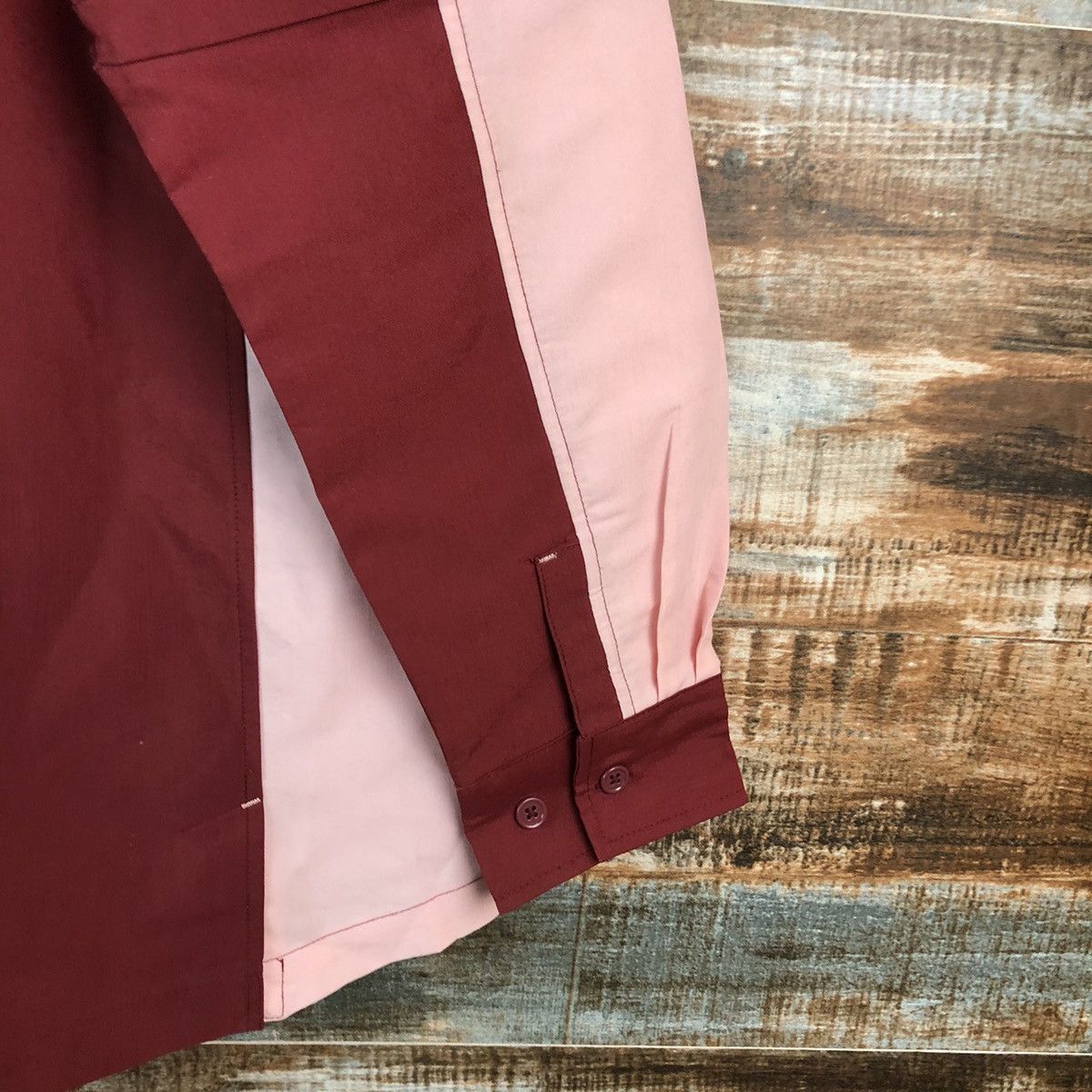 Japanese Brand 7 Eleven vintage Pink Shirt #A2477 Size US L / EU 52-54 / 3 - 18 Thumbnail