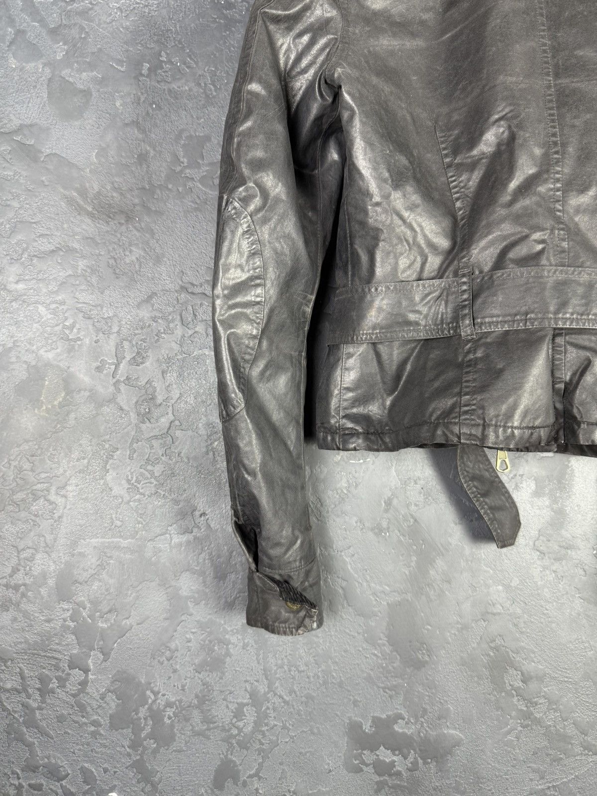 Belstaff Belstaff Sammy Miller Gold Label Women’s Wax Belted Jacket Size M / US 6-8 / IT 42-44 - 11 Thumbnail