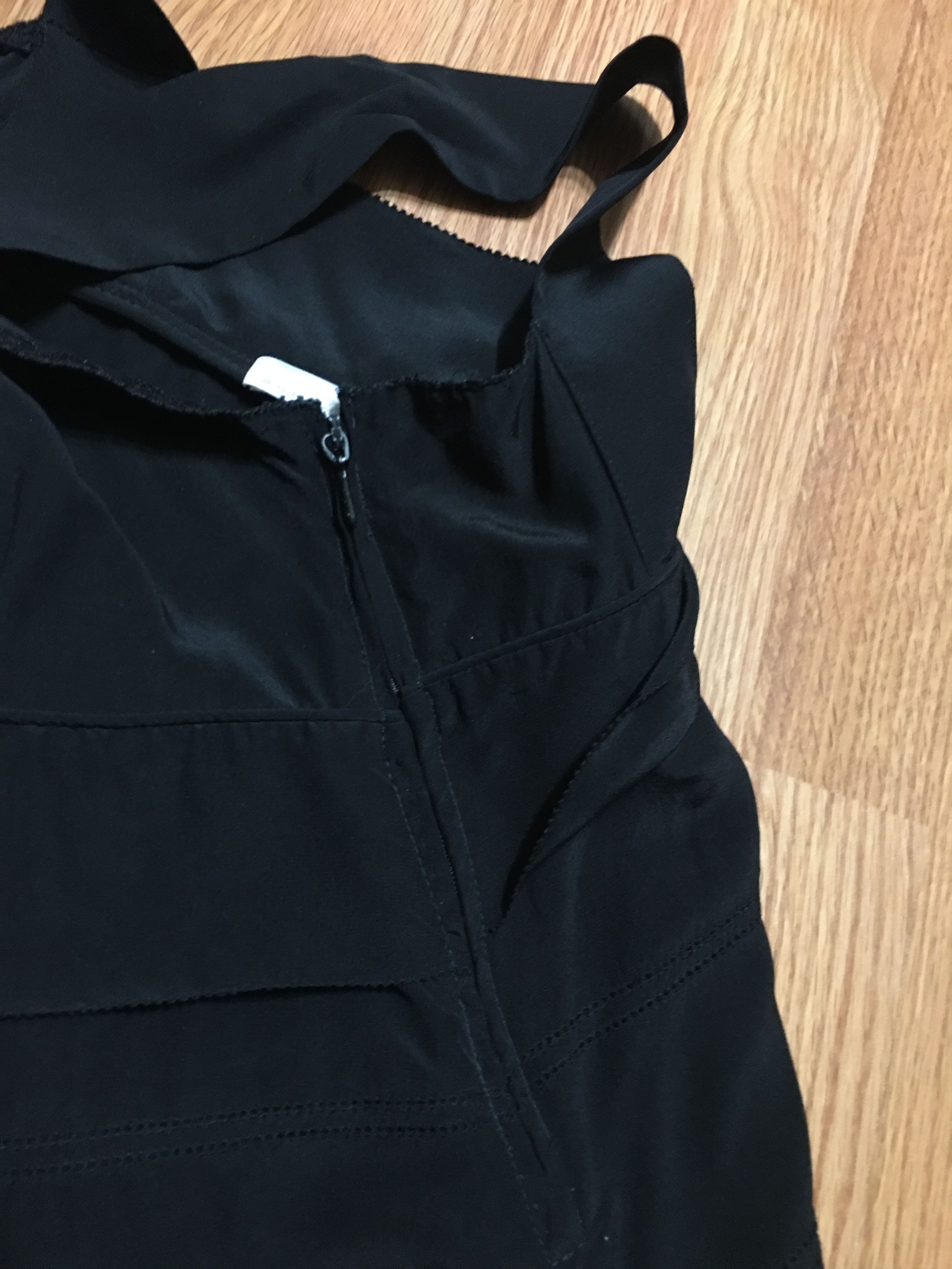 DOROTHEE SCHUMACHER Dorothee Schumacher Black Silk Designer Dress Size 4 (US 8) Size M / US 6-8 / IT 42-44 - 10 Thumbnail