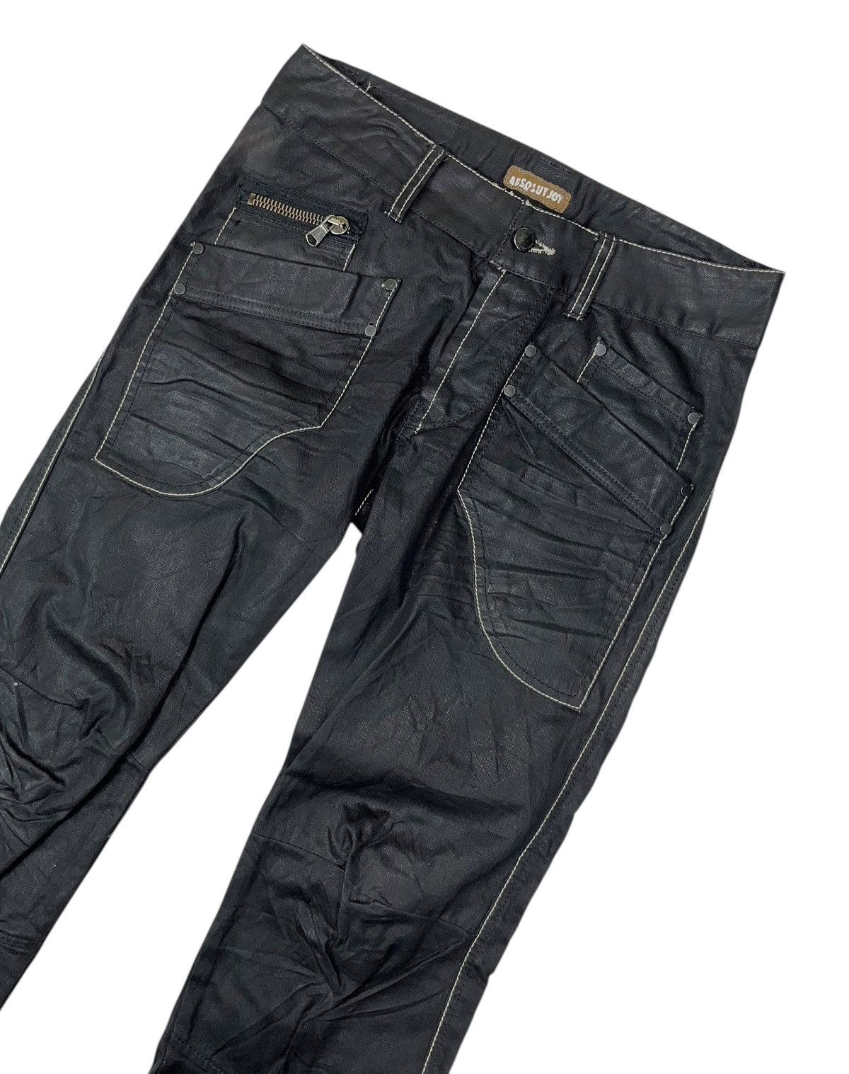 Absolut Joy × Japanese Brand Absolut Joy Wax Denim Jeans Made In Romania Size US 30 / EU 46 - 5 Thumbnail