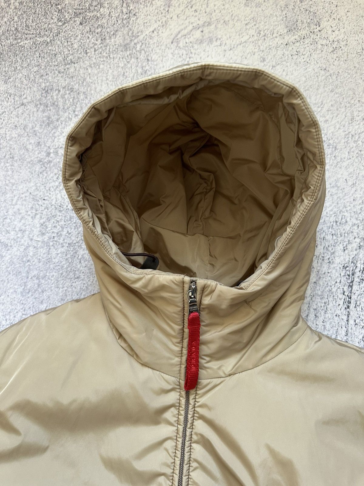 Prada Vintage Prada F/W 99 Nylon Parka Ski Jacket Beige Archive Size L / US 10 / IT 46 - 14 Thumbnail