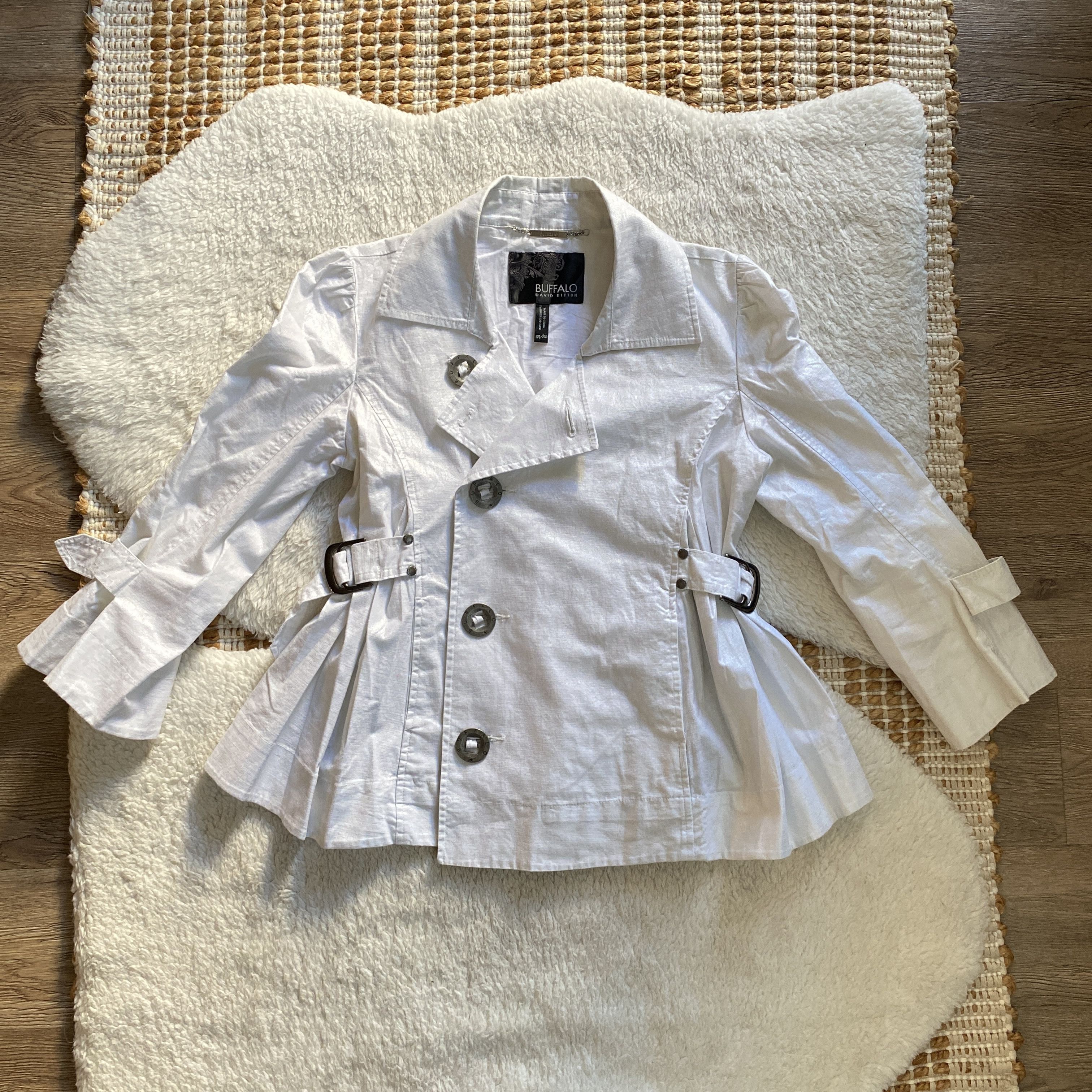 Buffalo David Bitton Buffalo David Bitton White Blazer Jacket Women’s Size M / US 6-8 / IT 42-44 - 7 Thumbnail