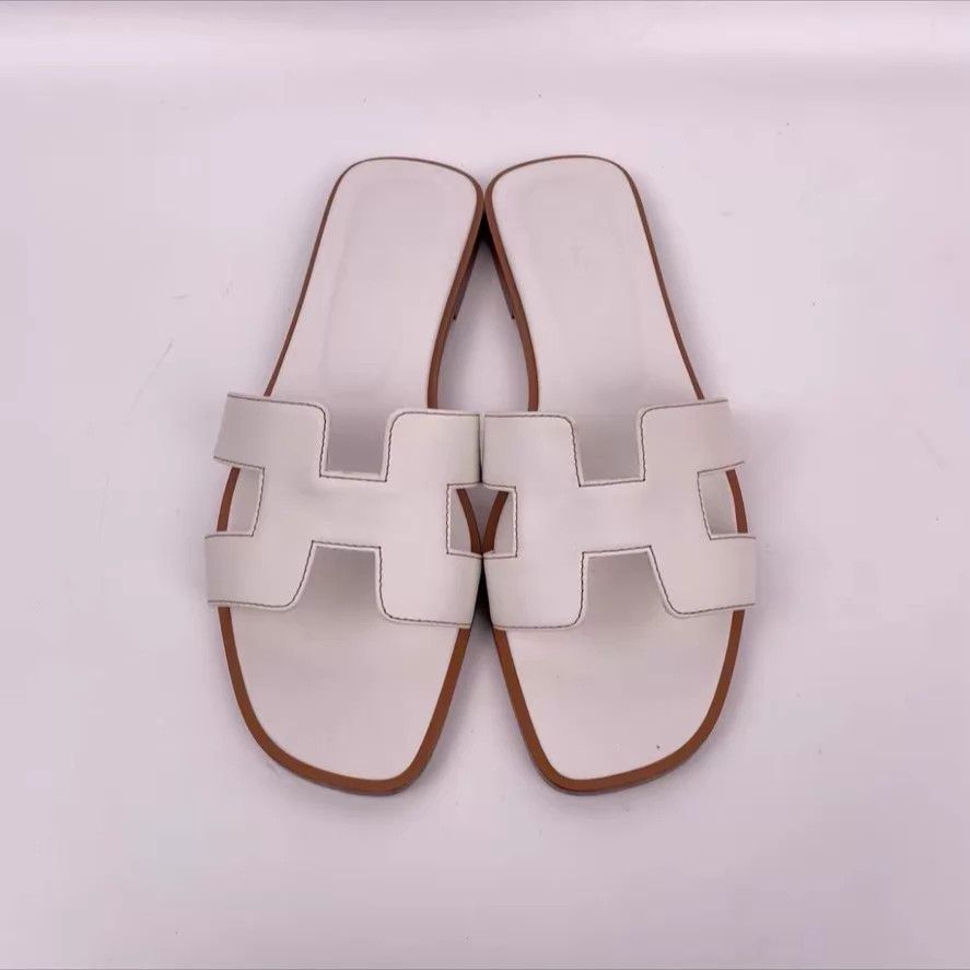 Hermes Hermes Slippers 38 Size US 7.5 / IT 37.5 - 1 Thumbnail