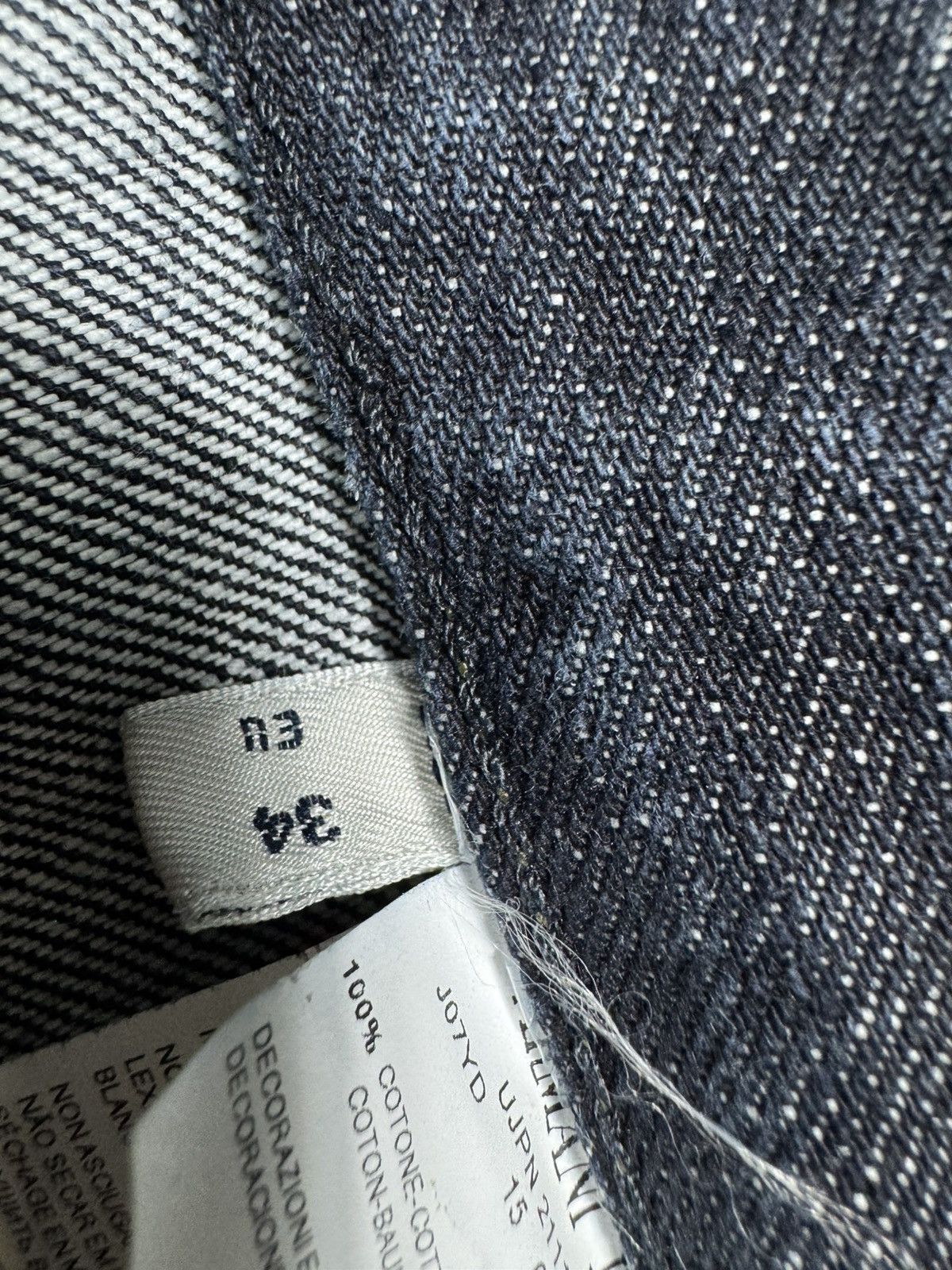 Armani Armani Jeans Big Logo Baggy Denim Luxury Vintage Size 34 Size US 34 / EU 50 - 6 Thumbnail