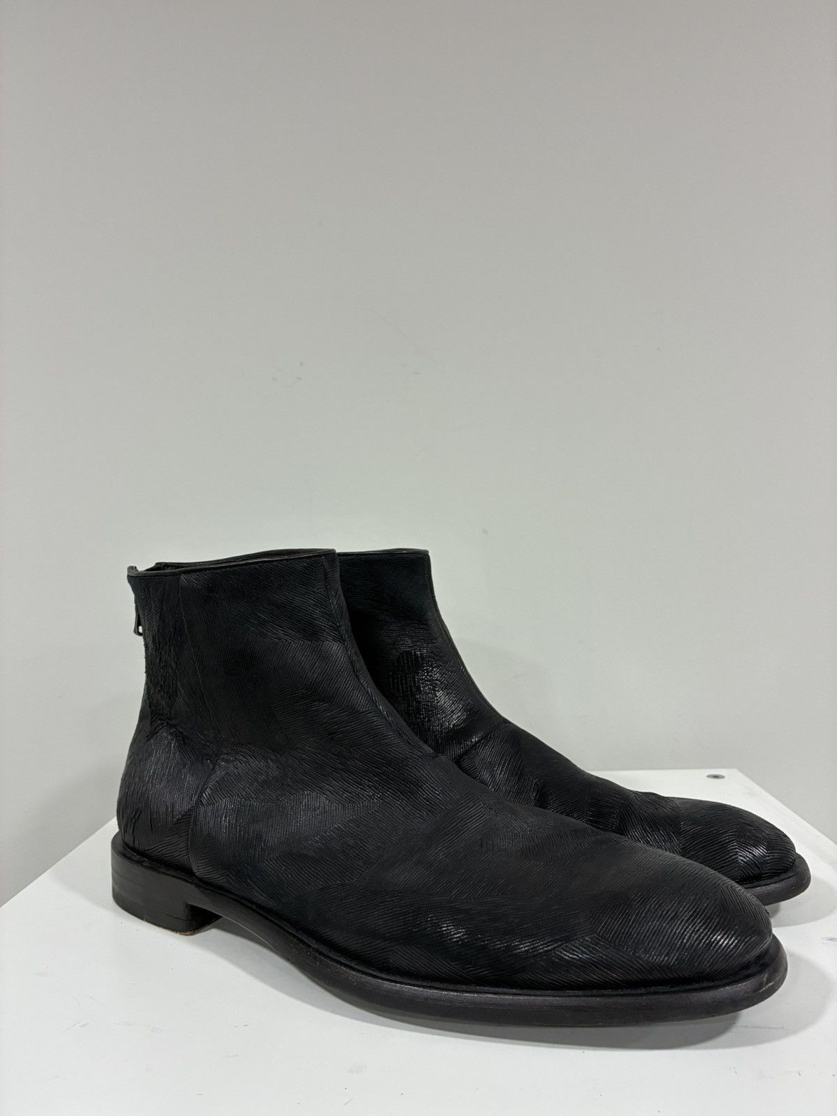 John Varvatos NYC Back Zip Boot Size US 9 EU 42 Size US 9 / EU 42 - 4 Thumbnail