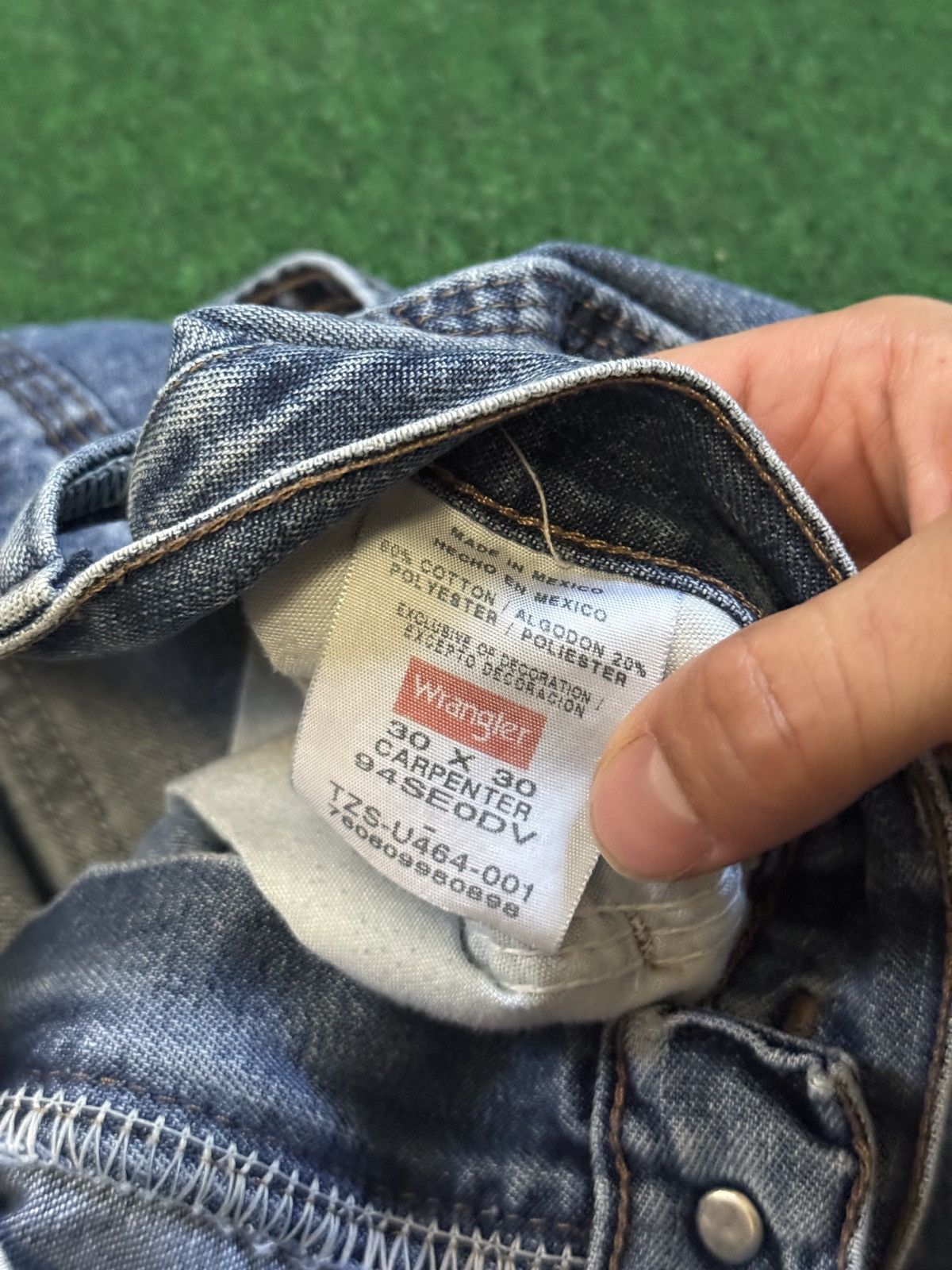 Wrangler Y2K Wrangler Carpenter Baggy Relaxed Skater Grunge Jeans Size US 30 / EU 46 - 4 Thumbnail
