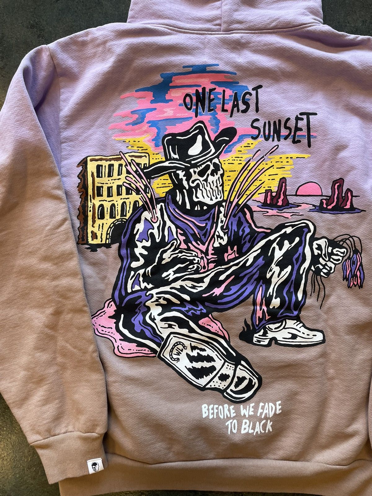 Warren Lotas Warren Lotas "One Last Sunset" Purple Ombre Hoodie - Size S Size US S / EU 44-46 / 1 - 2 Thumbnail