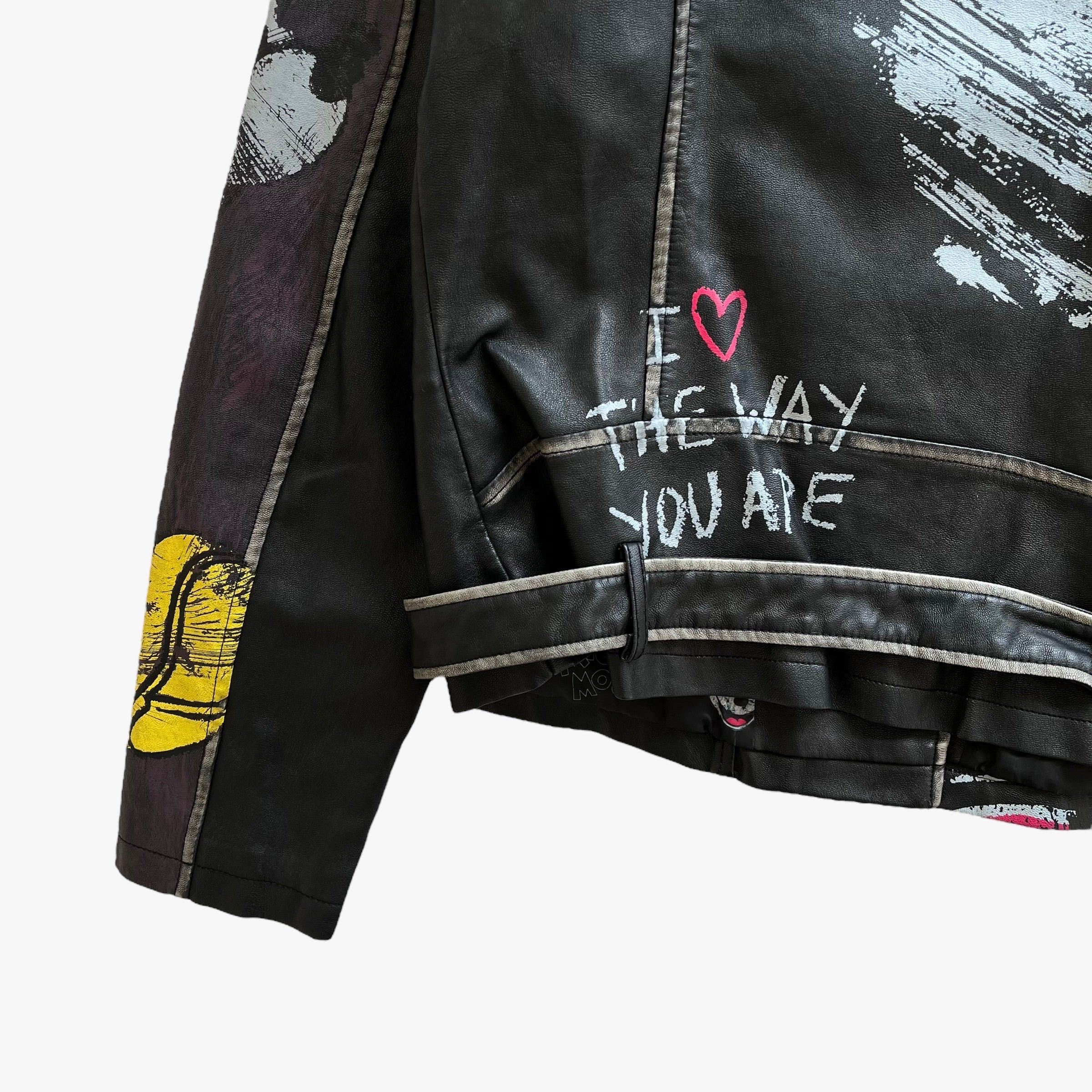 Desigual Vintage Y2K Women's Desigual Disney Faux Leather Jacket Size S / US 4 / IT 40 - 7 Thumbnail