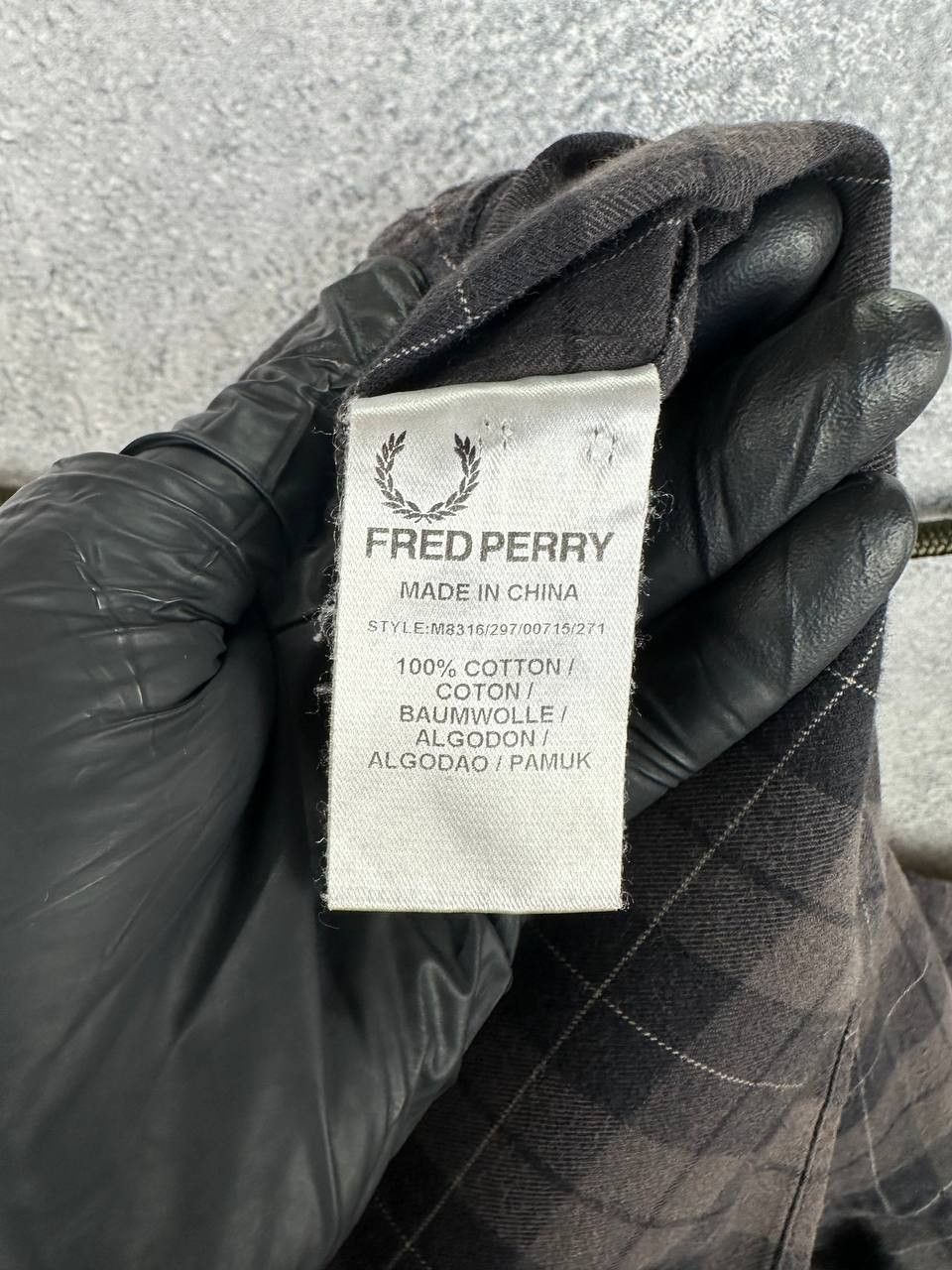 Fred Perry Fred Perry Plaid Shirt Button Up Vintage Check Brown LS Size US L / EU 52-54 / 3 - 17 Thumbnail