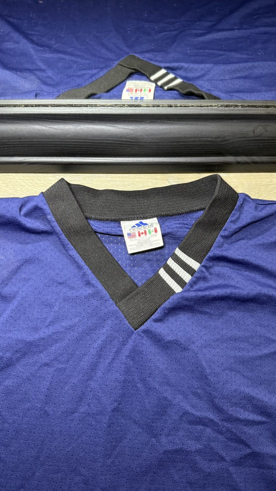 Adidas Vintage / Y2K 1990s Adidas Soccer Jersey Shirt Size US XL / EU 56 / 4 - 4 Thumbnail