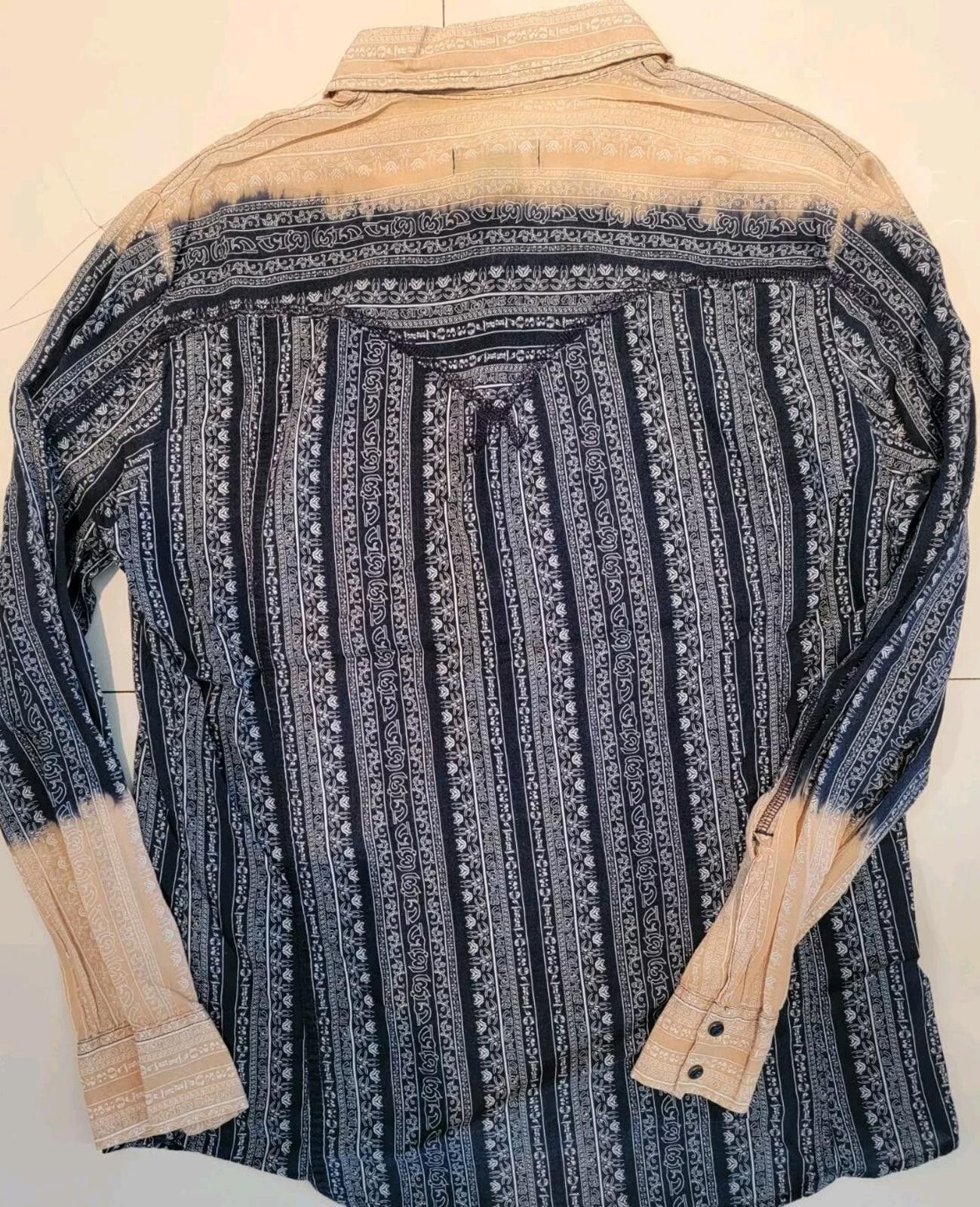 Diesel Diesel Ombre Color Pattern Button Up Shirt Size $168 MEDIUM Size US M / EU 48-50 / 2 - 2 Thumbnail