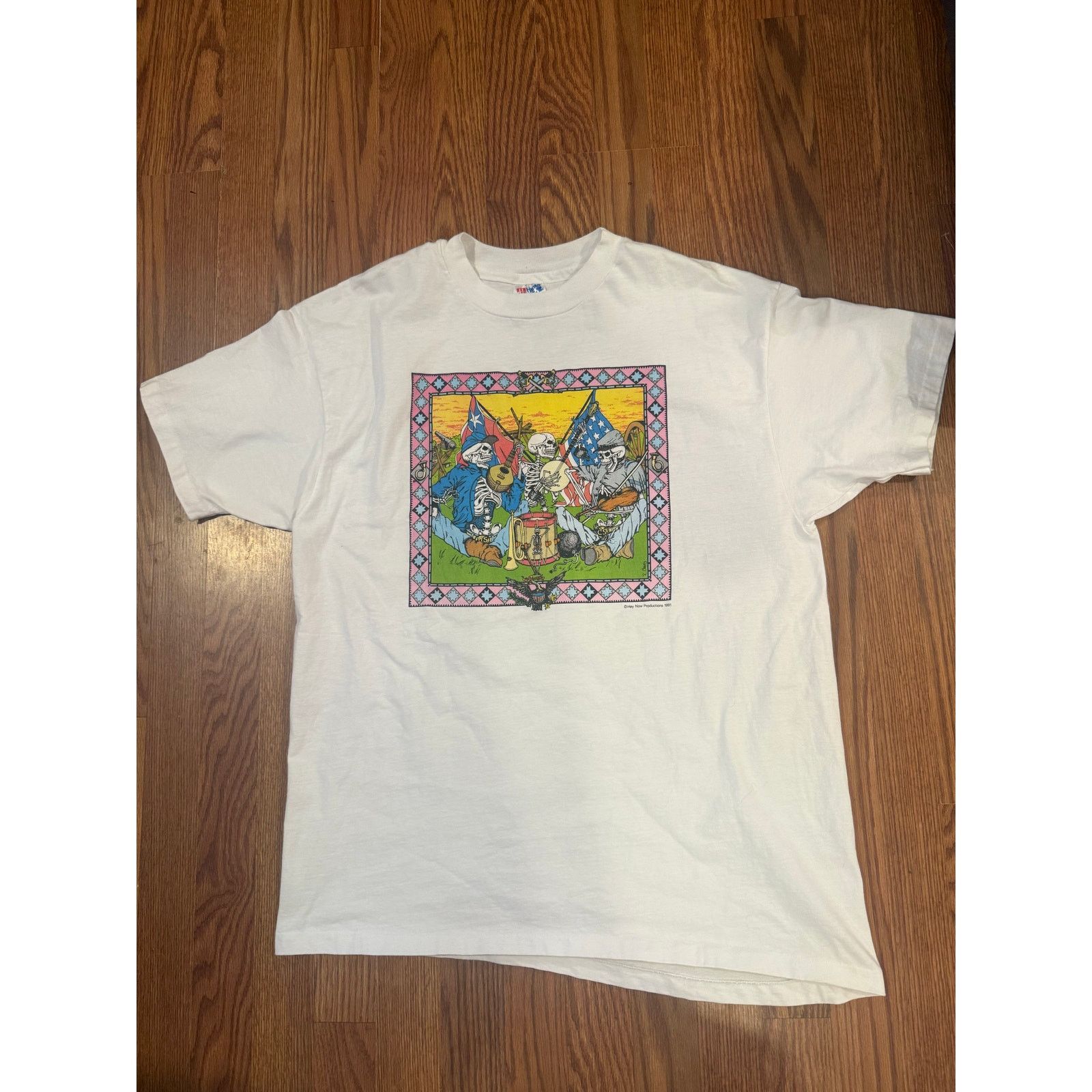 Hanes Super rare boneheadz Grateful Dead confederate design Size US XL / EU 56 / 4 - 1 Thumbnail