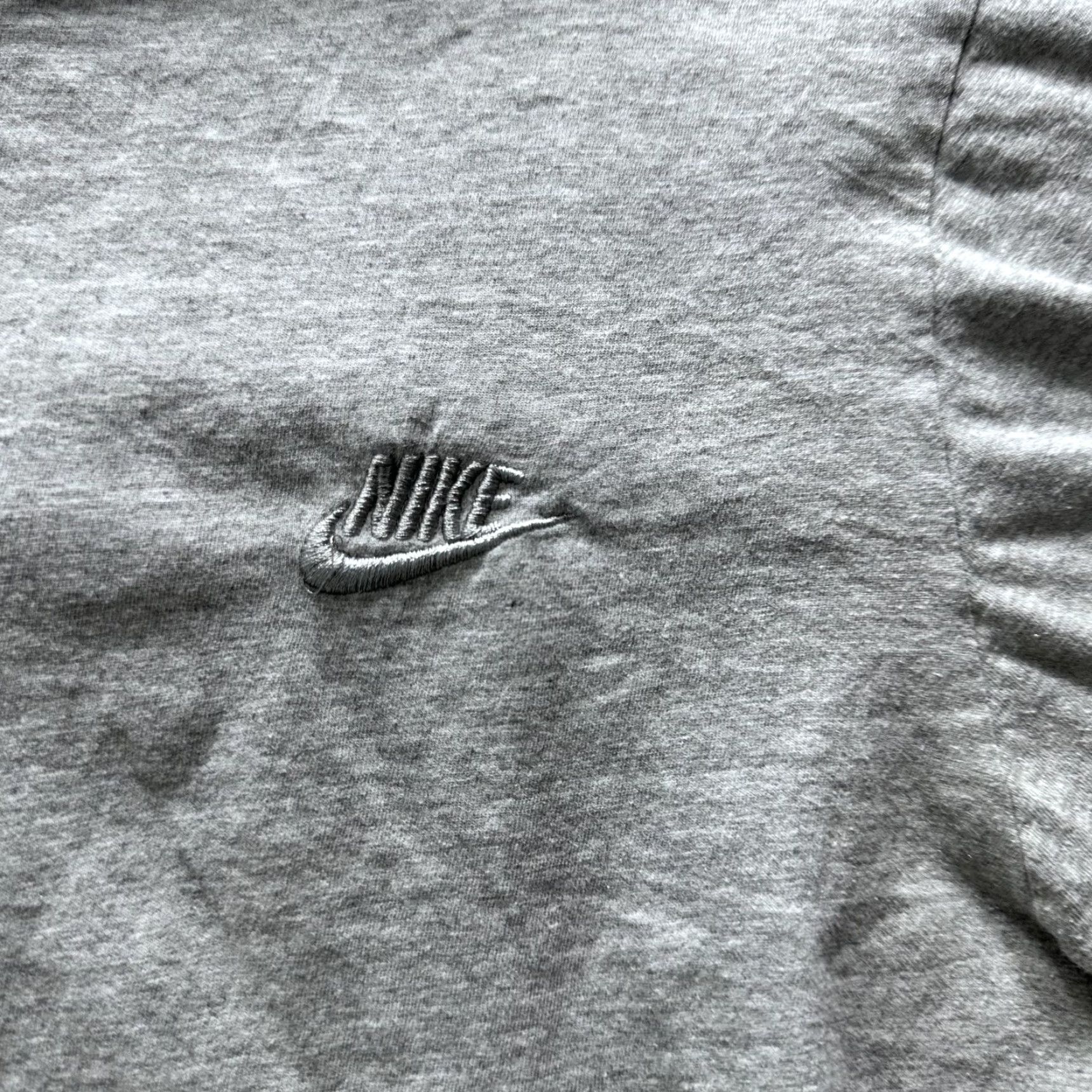 Nike Nike Shirt Mens Large Gray Embroidered Swoosh Logo Tee Crewneck Casual Size US L / EU 52-54 / 3 - 2 Thumbnail