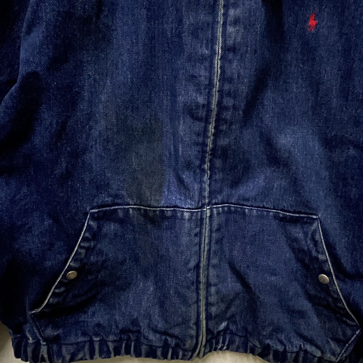Polo Ralph Lauren × Ralph Lauren Vintage Polo ralph lauren denim bomber jacket Size US L / EU 52-54 / 3 - 4 Thumbnail