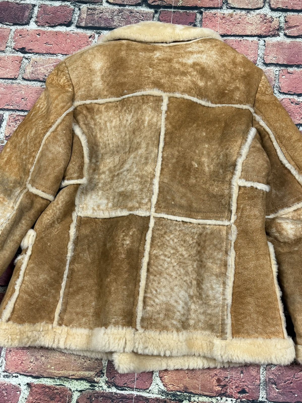Sears Shearling Sheepskin Rancher Coat Lamb Skin Leather Marlboro Size US L / EU 52-54 / 3 - 20 Thumbnail