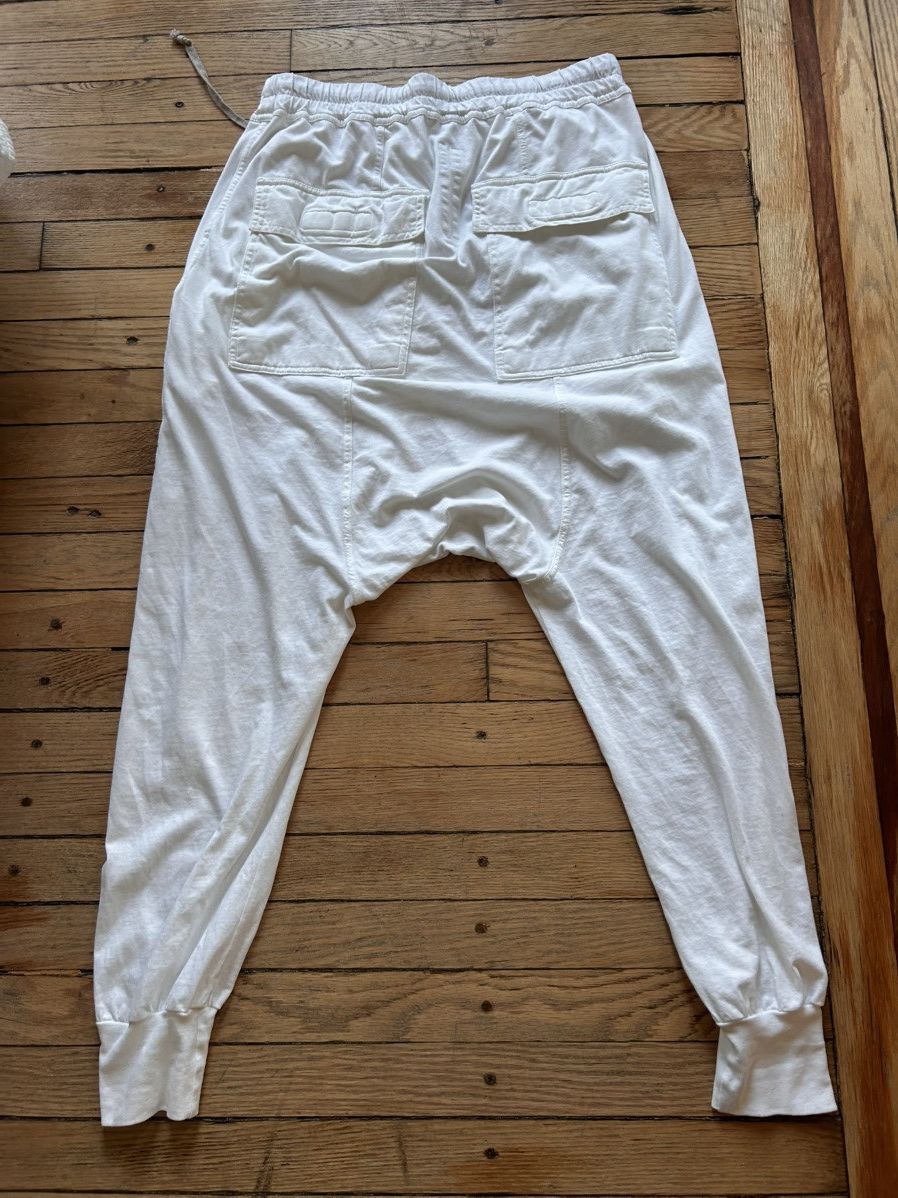 Rick Owens Rick Owen’s dropcrotch white pants Size US 30 / EU 46 - 2 Thumbnail