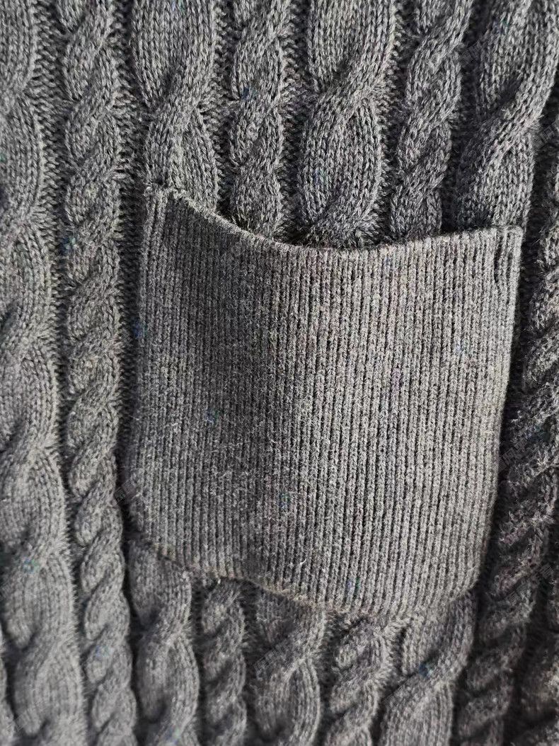 Undercover UNDERCOVER Gray Turtleneck Cable Knit Sweater Size US S / EU 44-46 / 1 - 3 Thumbnail