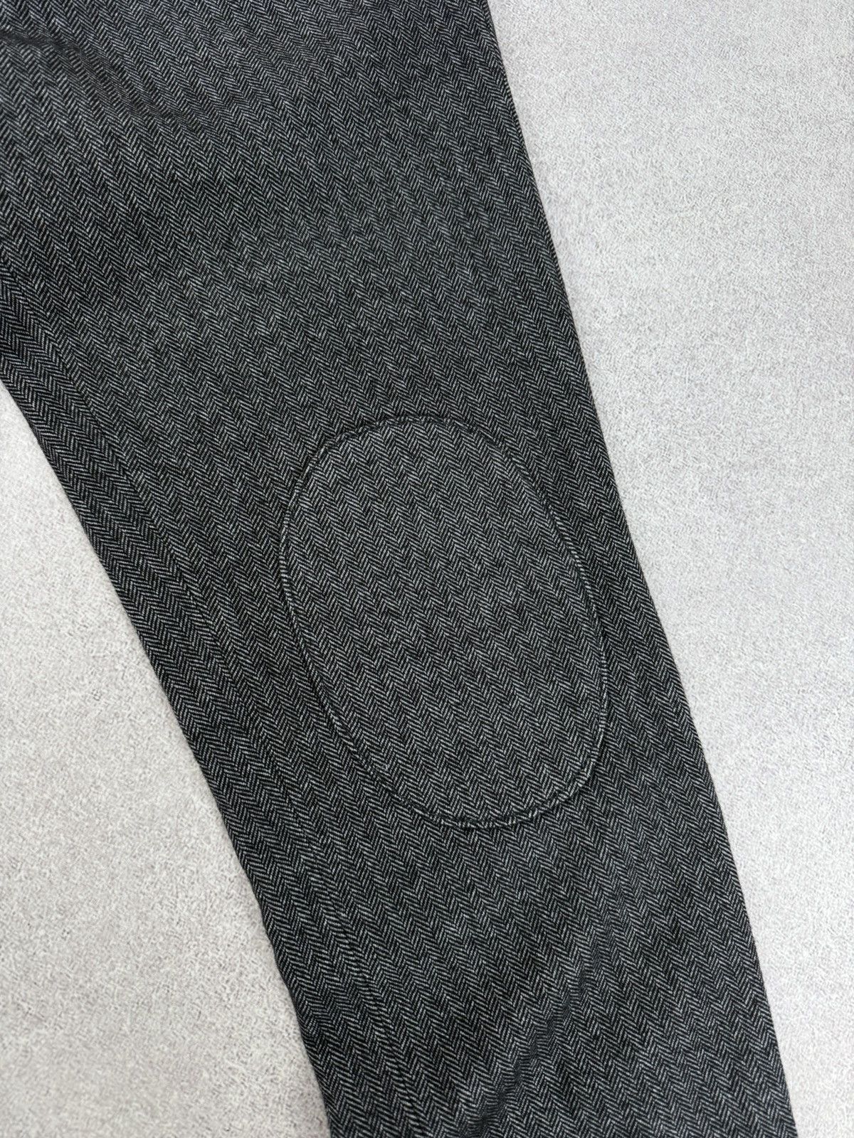 Messagerie Messagerie Gray Herringbone Wool Trousers Pants Size 46 Size US 32 / EU 48 - 7 Thumbnail