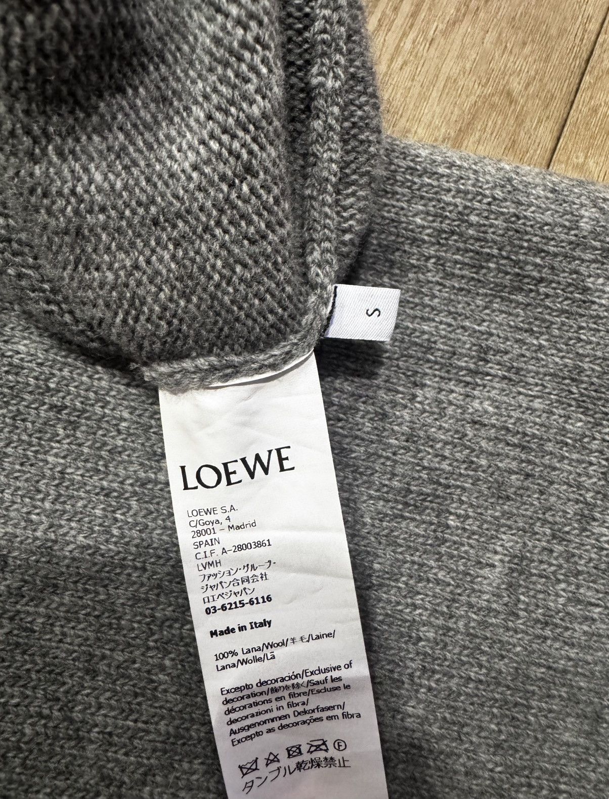 Loewe LOEWE (Anagram Logo – Embroidered Wool Sweater Size US S / EU 44-46 / 1 - 3 Thumbnail
